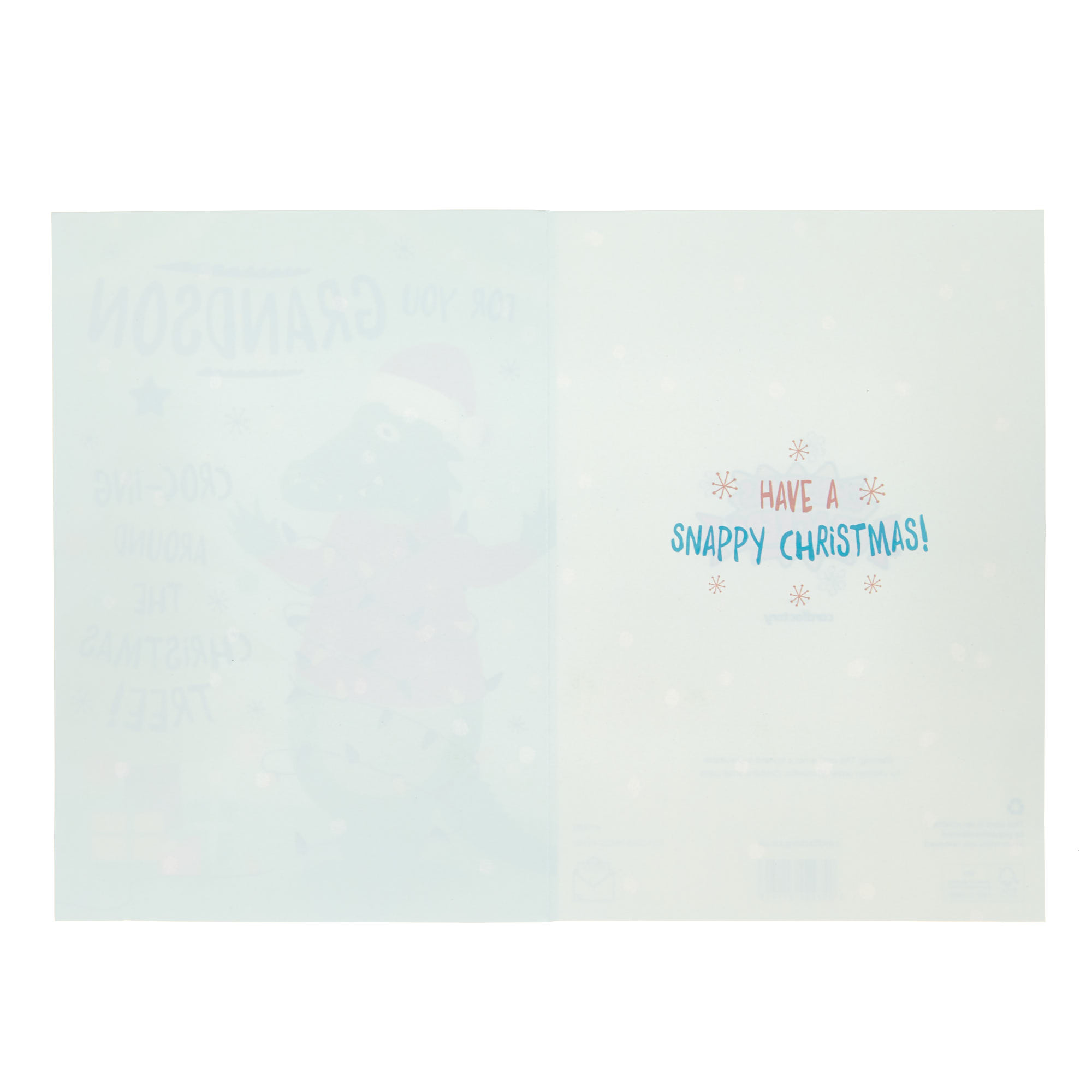 Grandson Croc-ing Around Christmas Card