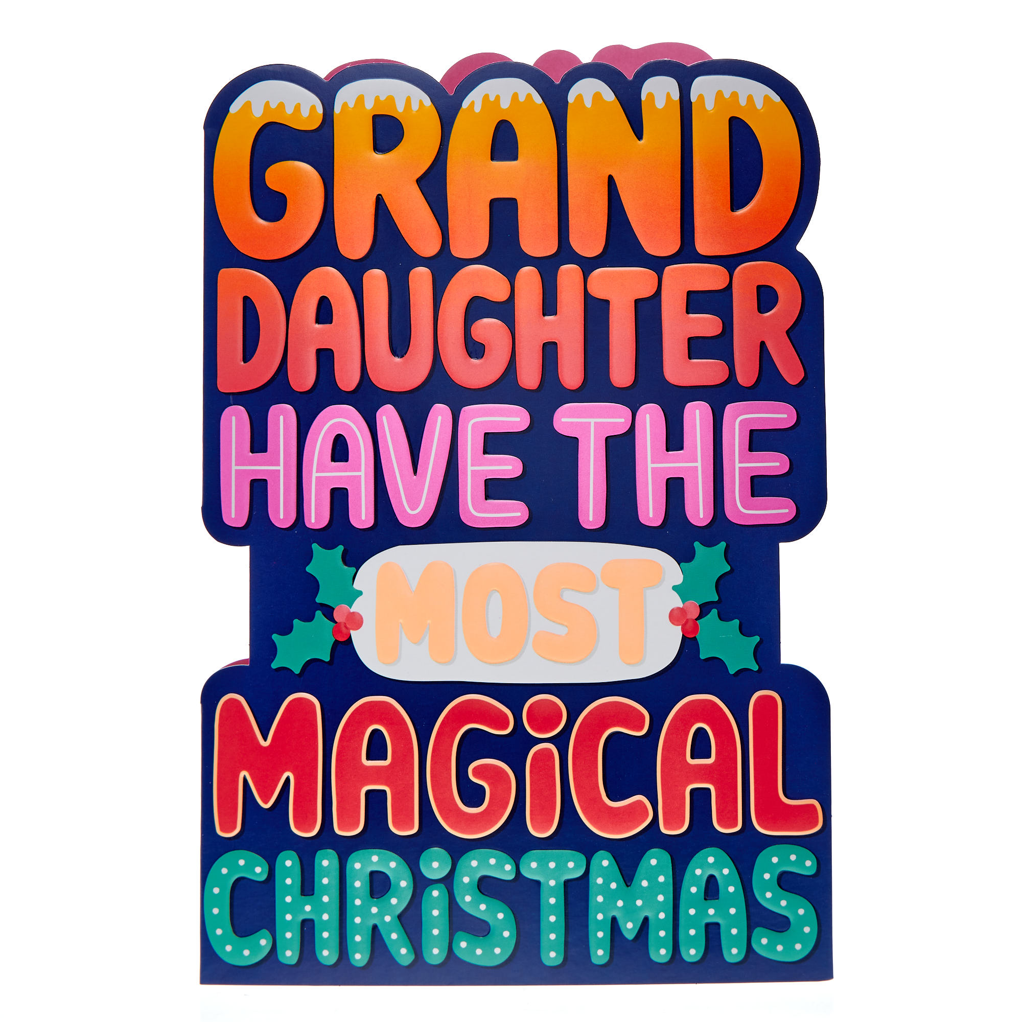 Granddaughter Most Magical Christmas Card