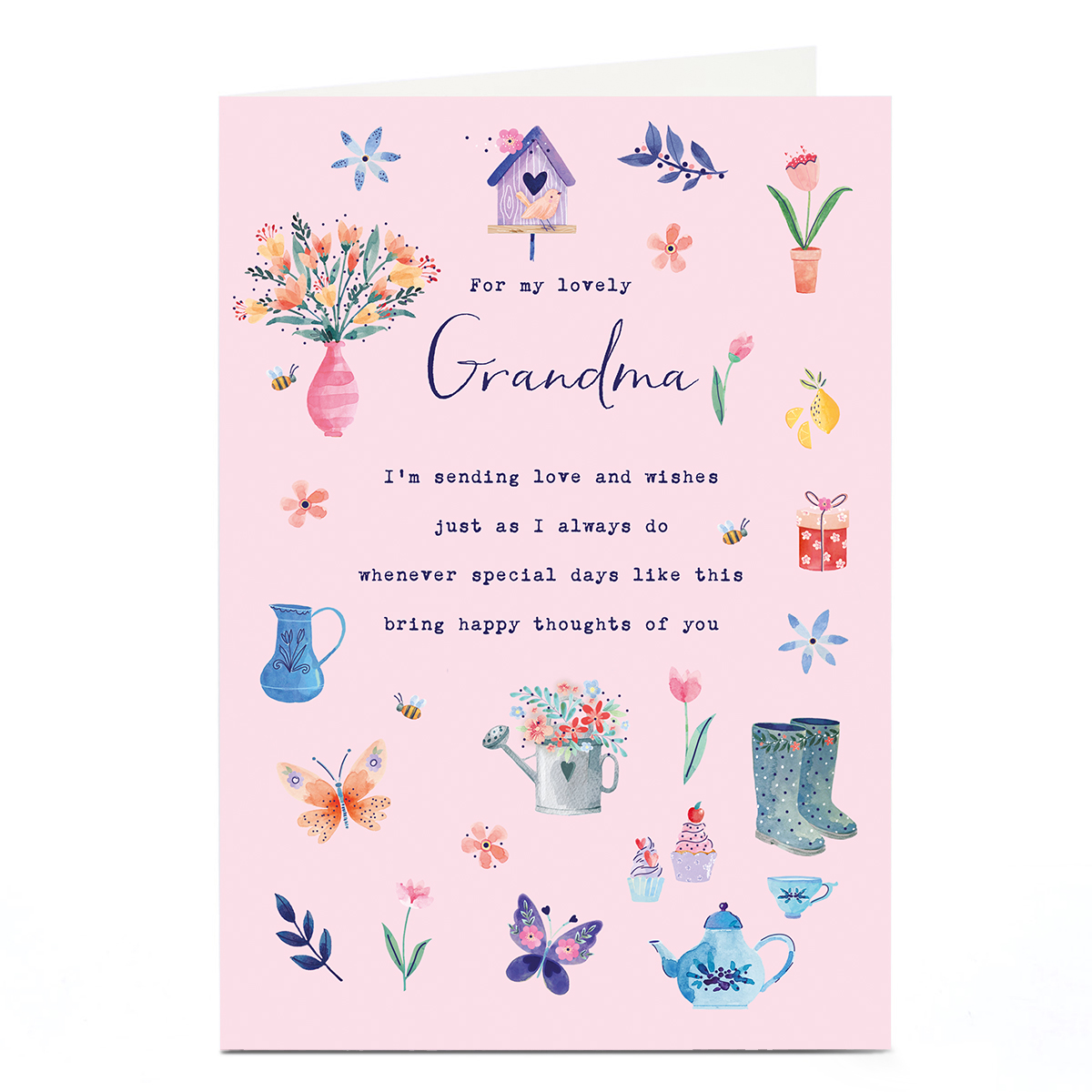 Mother's Day Card - For My Lovely Grandma