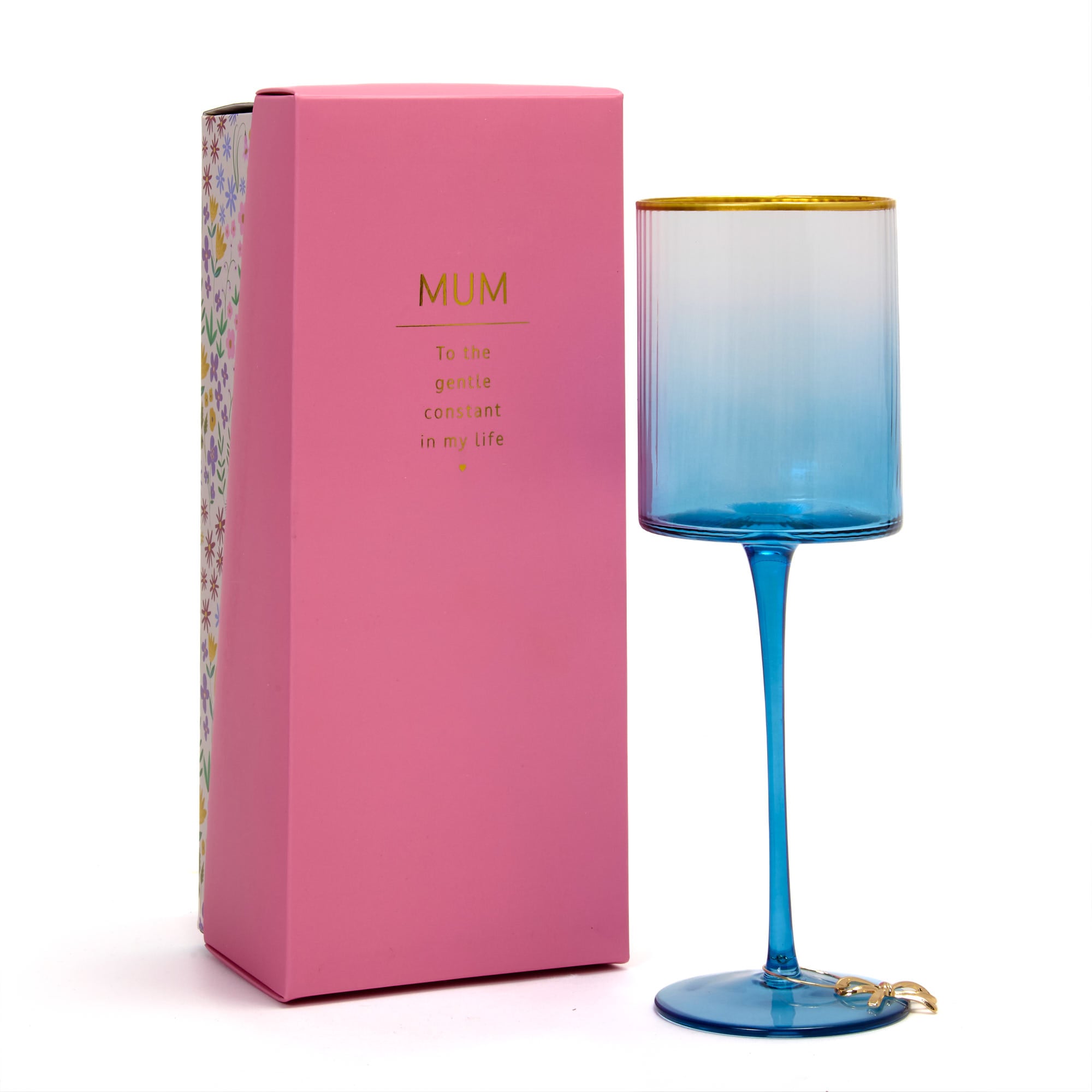 Mum Wine Glass