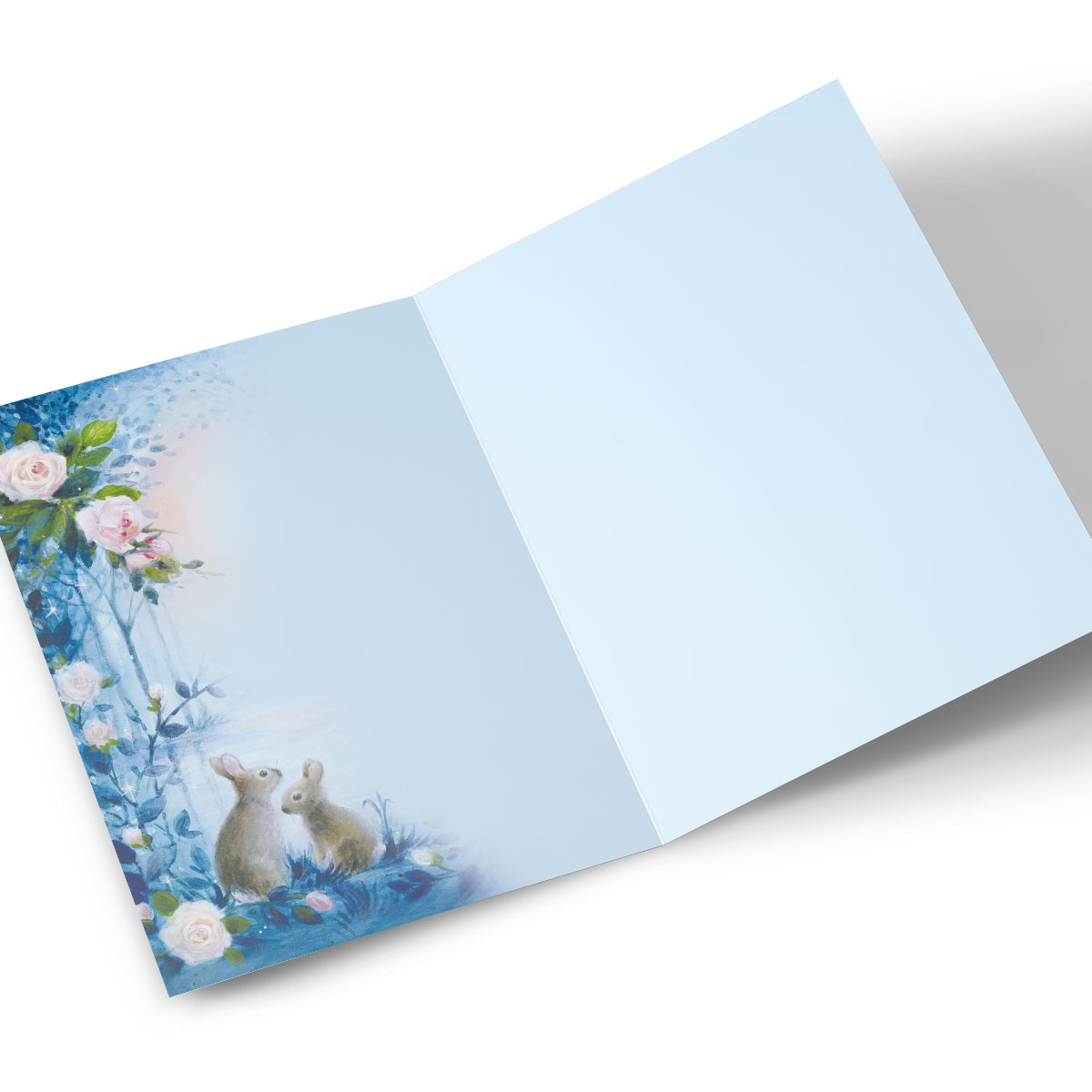 Personalised Card - Rabbits By The Water