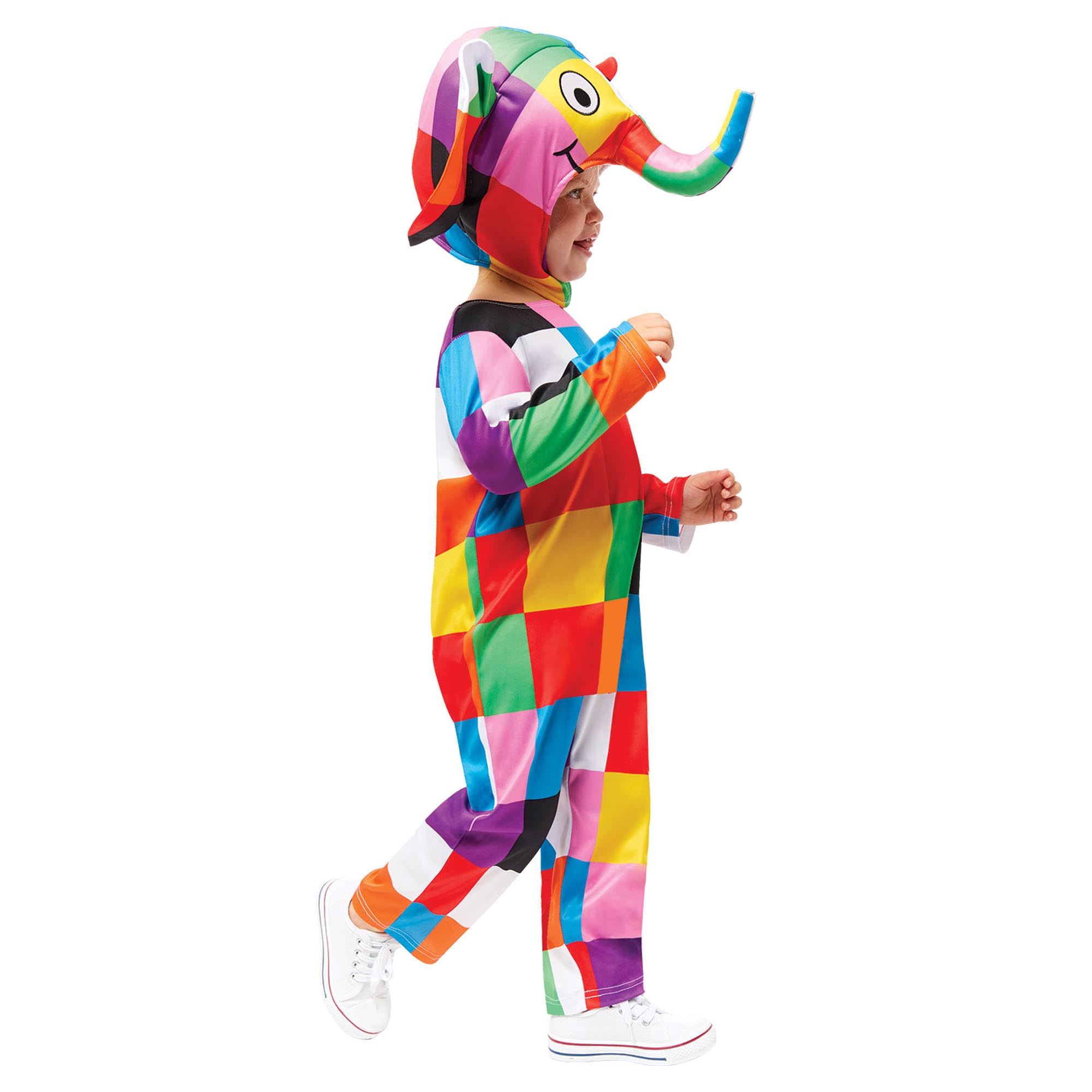 Official Elmer the Elephant Children's Fancy Dress Costume