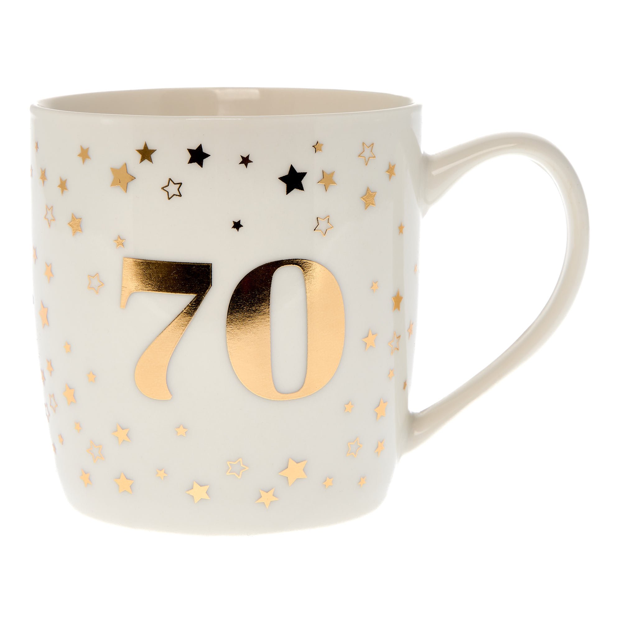 Blue & Gold 70th Birthday Mug In A Box