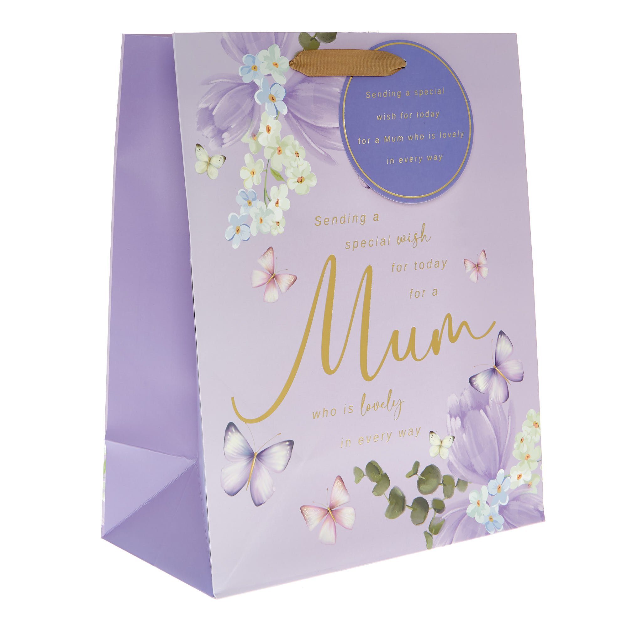 Large Portrait Mum Special Wish Mother's Day Gift Bag