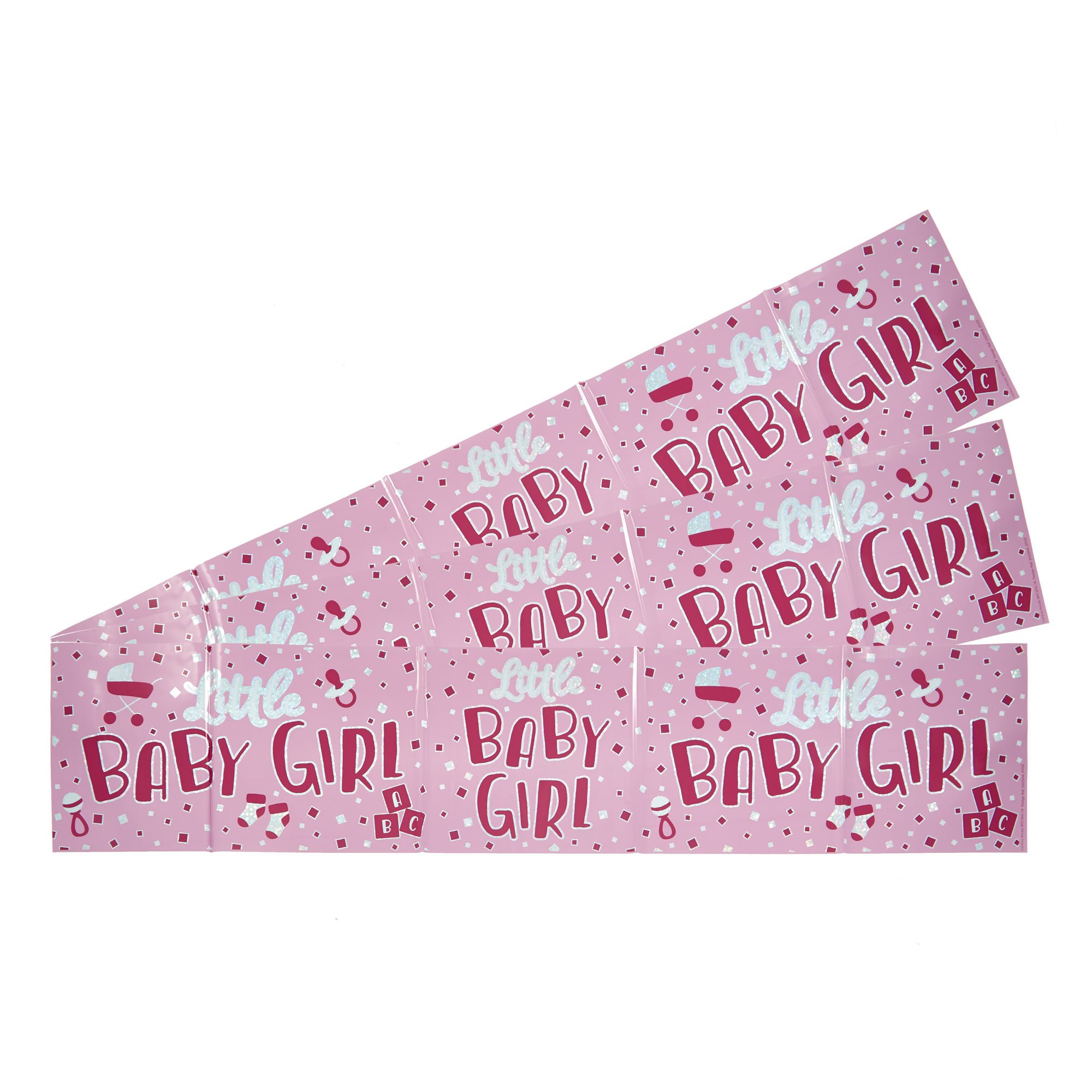 Little Baby Girl Party Banners - Pack of 3