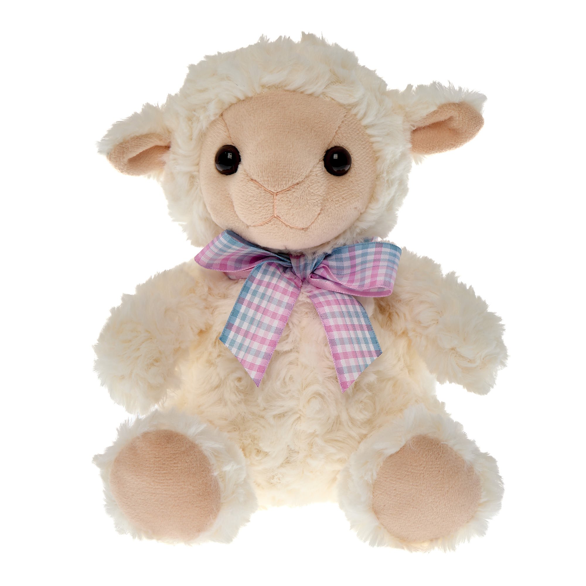 Small Lamb With Ribbon Soft Toy