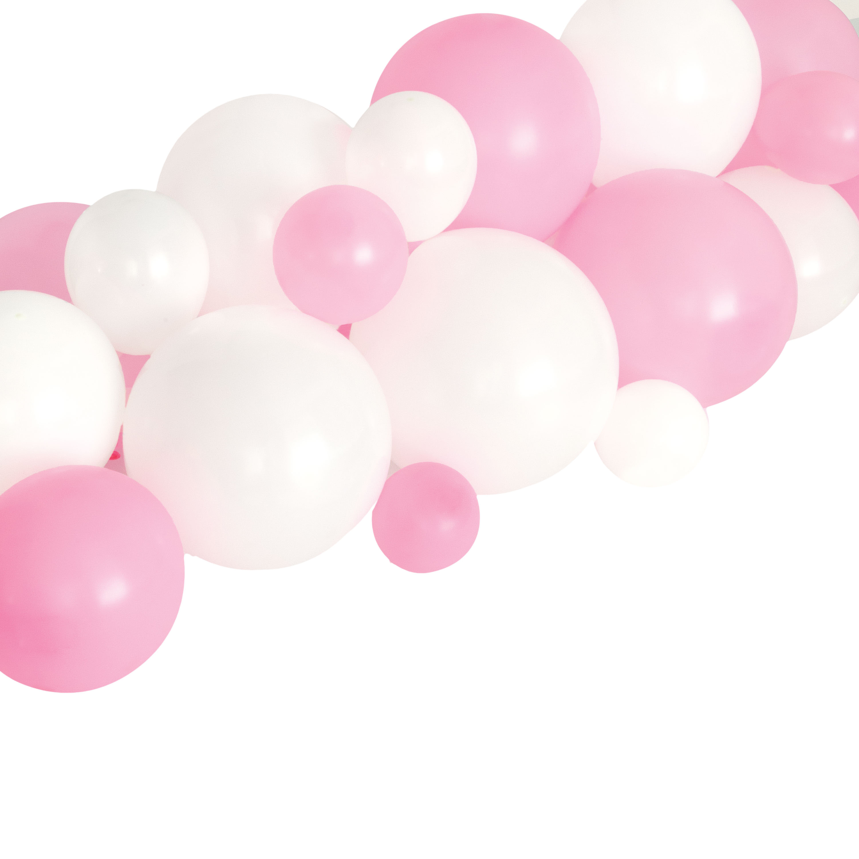 Pink & White Balloon Garland Table Runner Kit