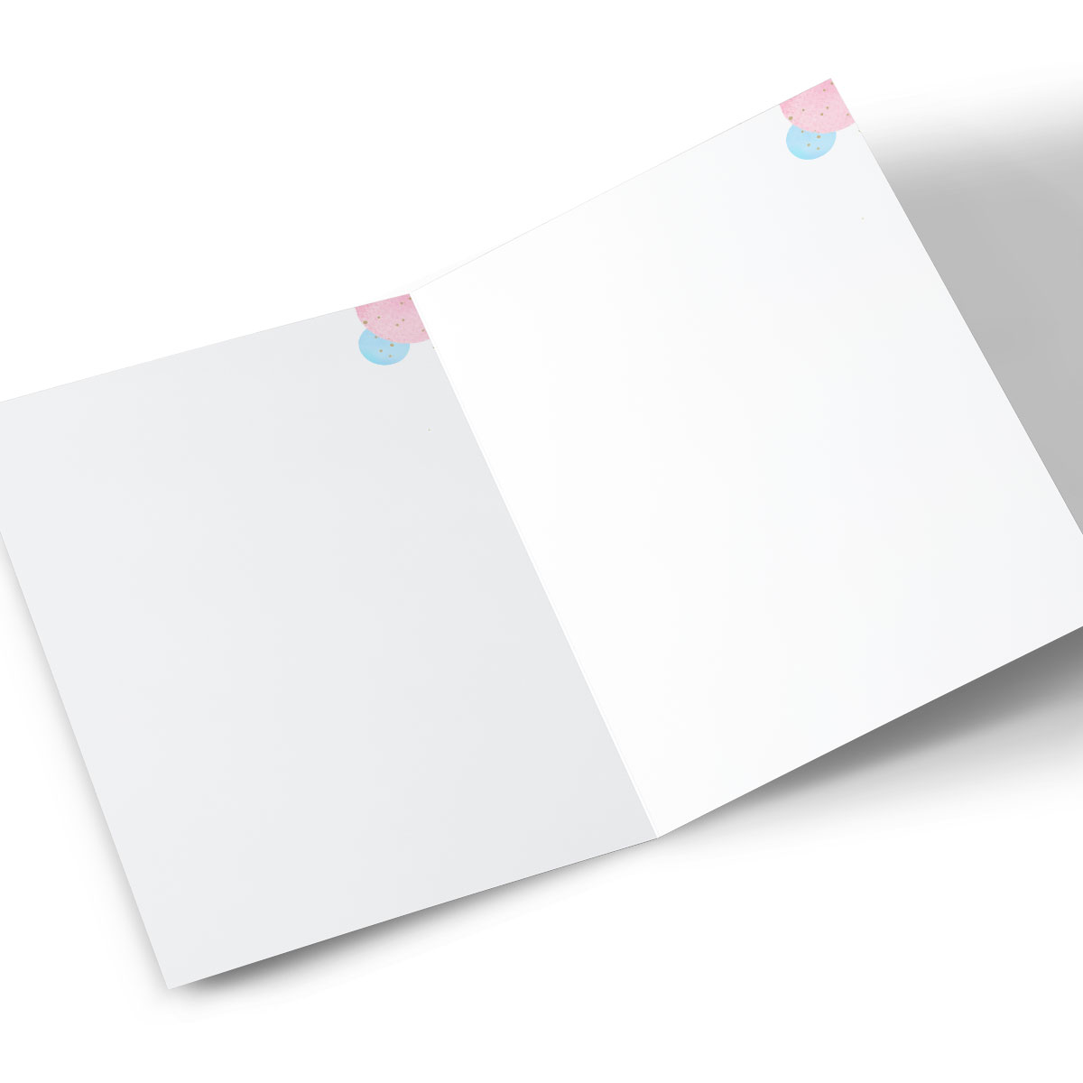 Photo Welcome Home Card - Pastel Polka Dots
