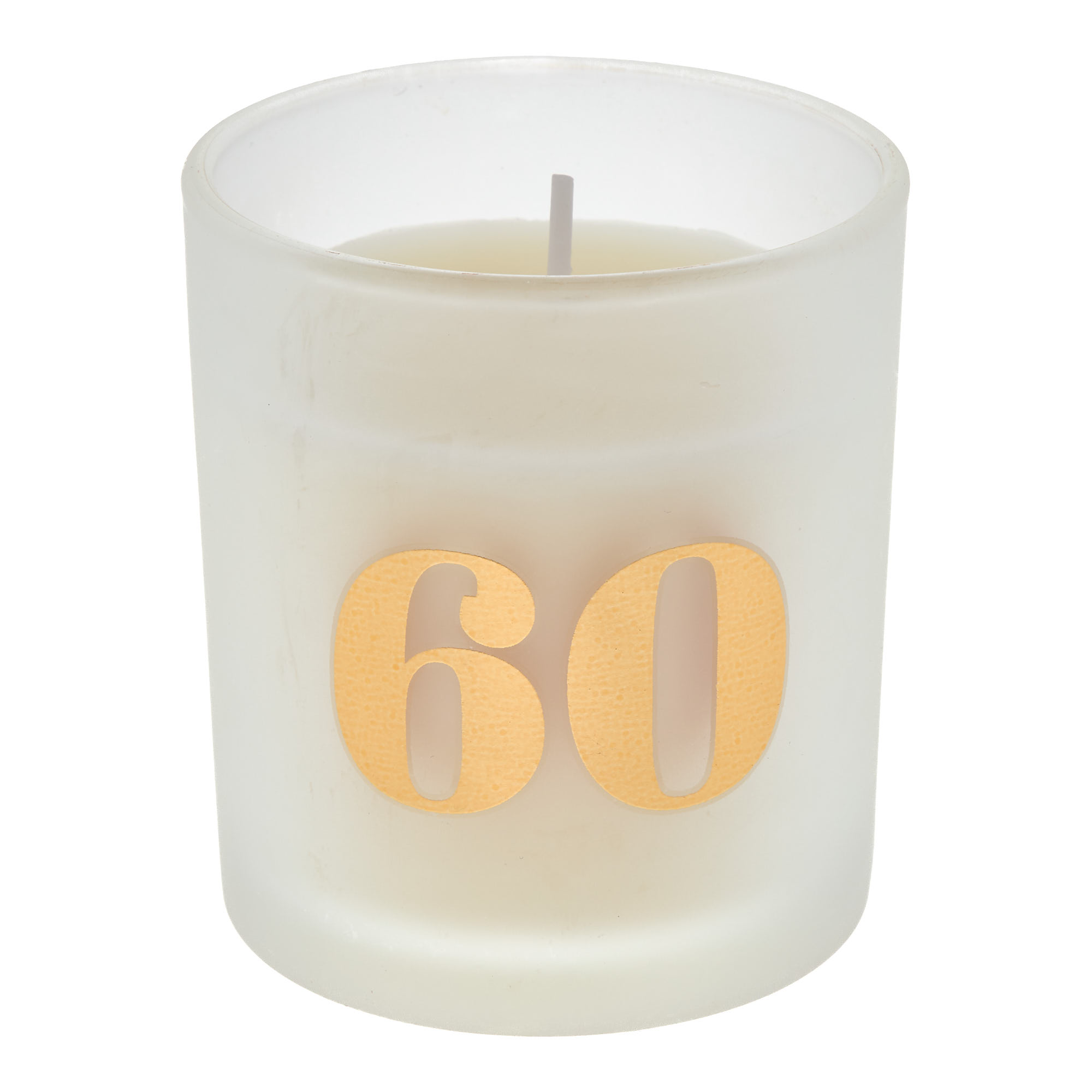 60th Birthday Pomegranate Scented Candle