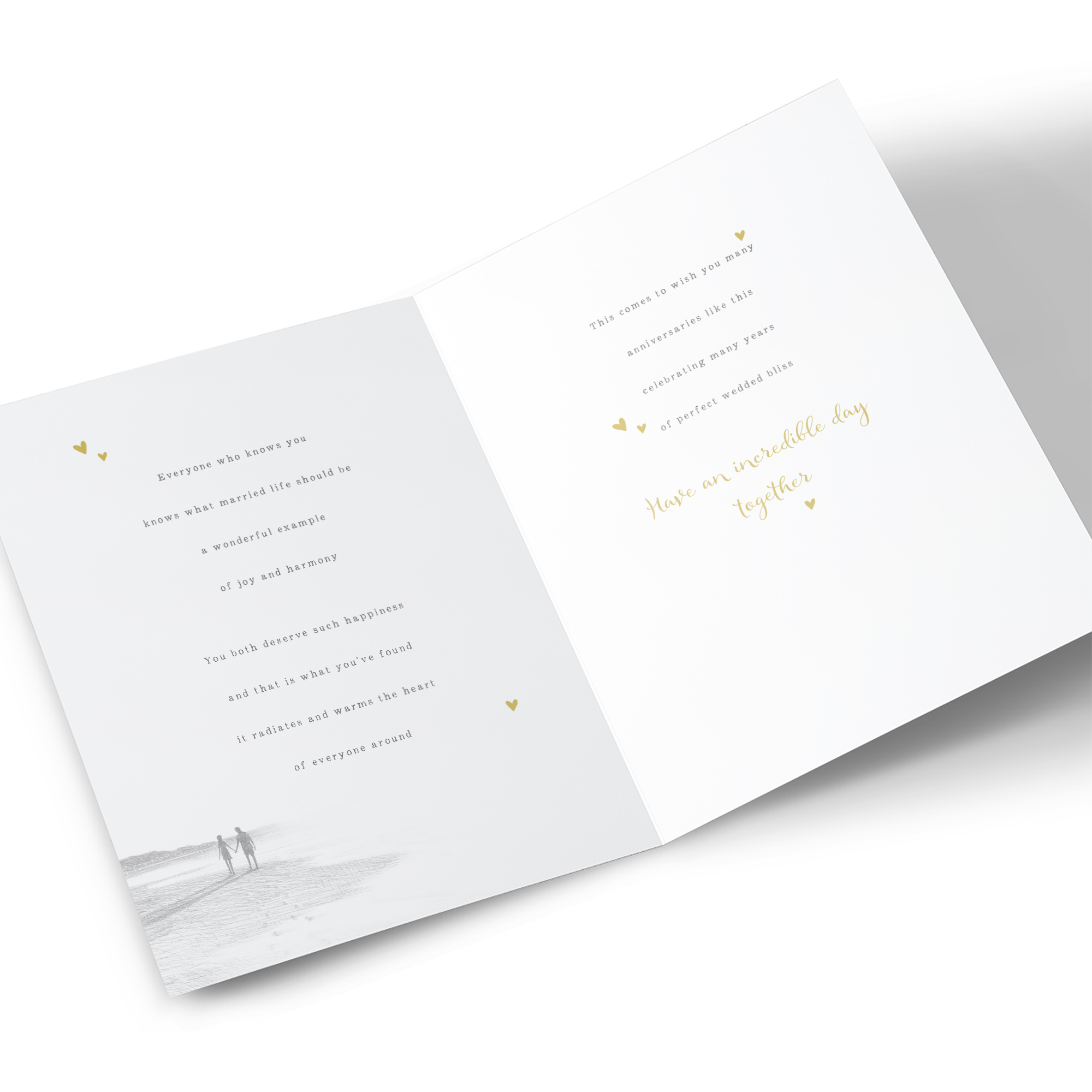 Anniversay Card - Happiness Galore, Daughter and Son in Law