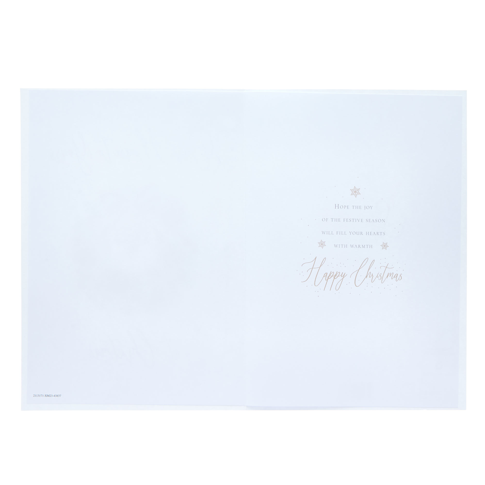 Our House To Yours Warm Wishes Wreath Christmas Card