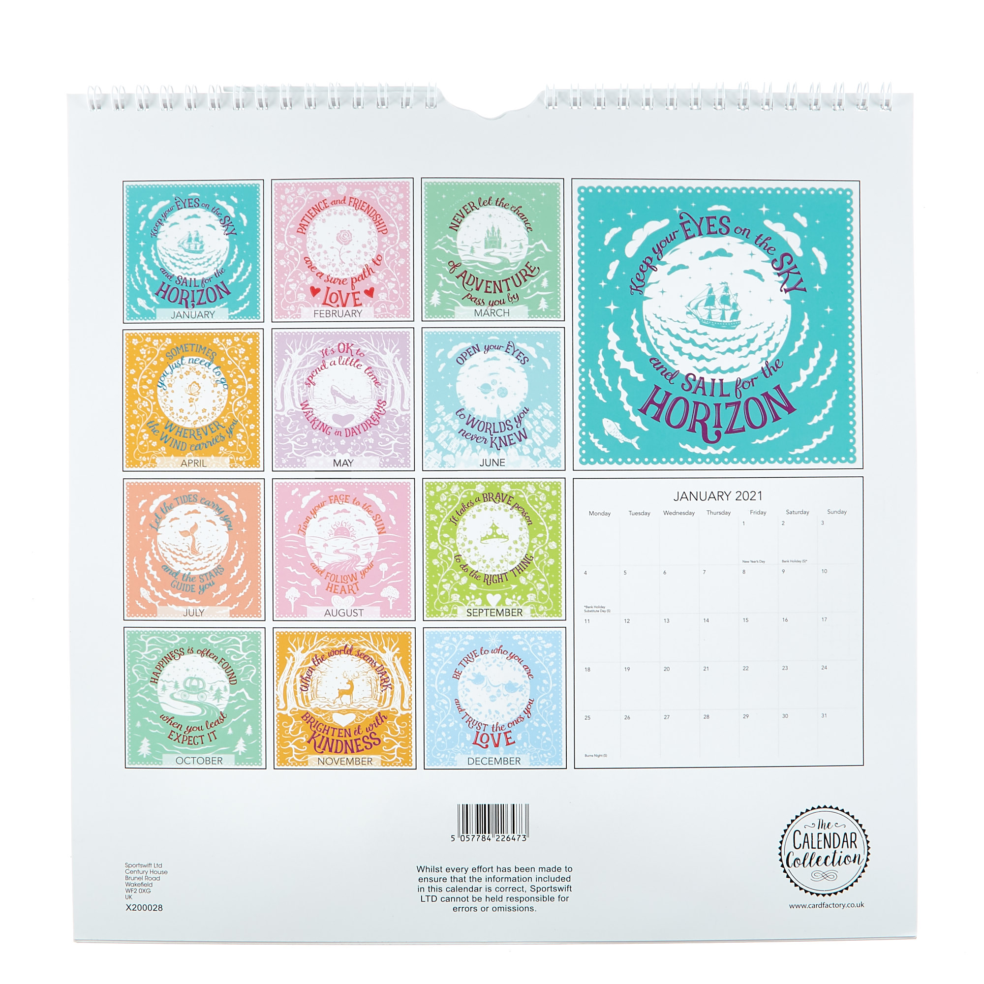 Inspirational Quotes 2021 Calendar 