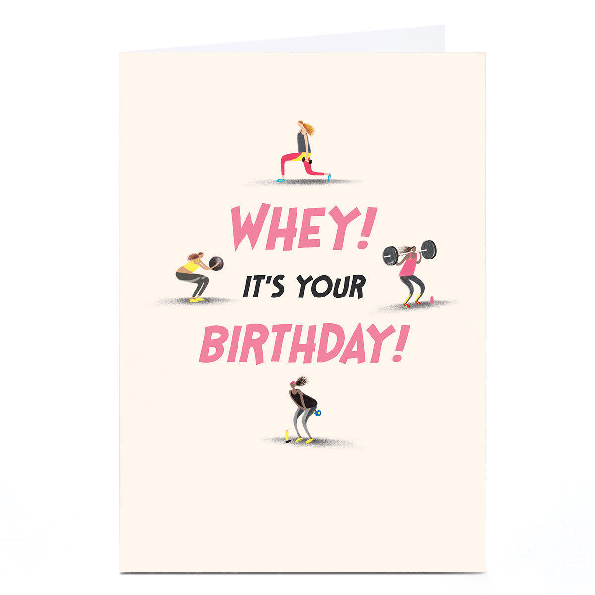 Personalised Birthday Card - Whey! It's Your Birthday