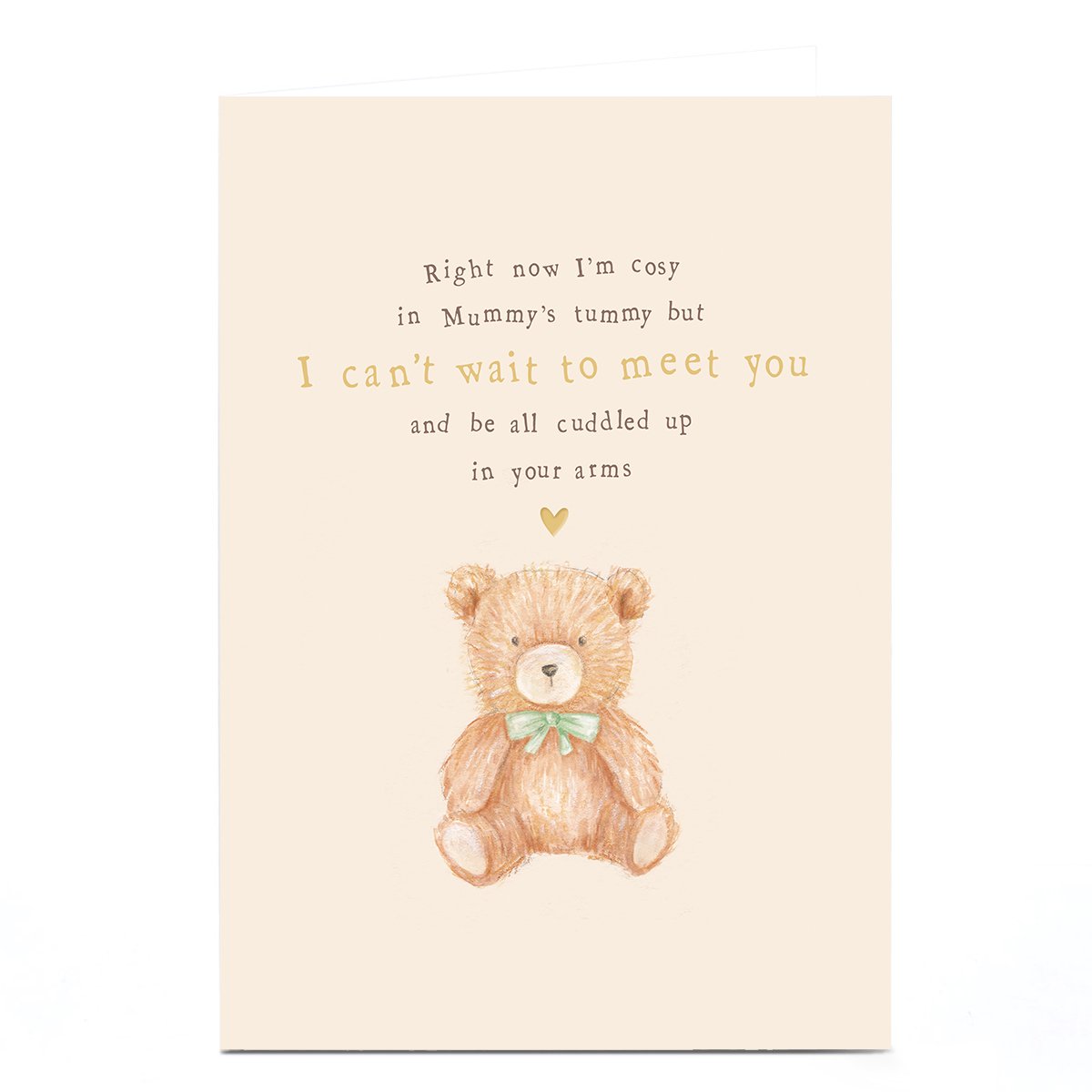 Father's Day Card - I Can't Wait To Meet You