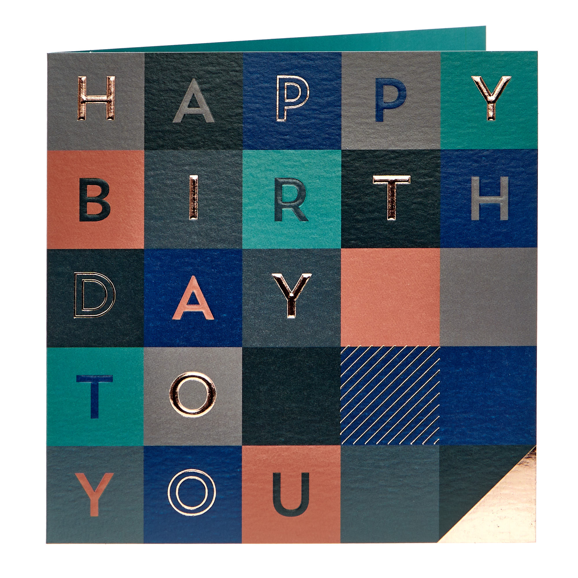 Birthday Card - Happy Birthday Squares