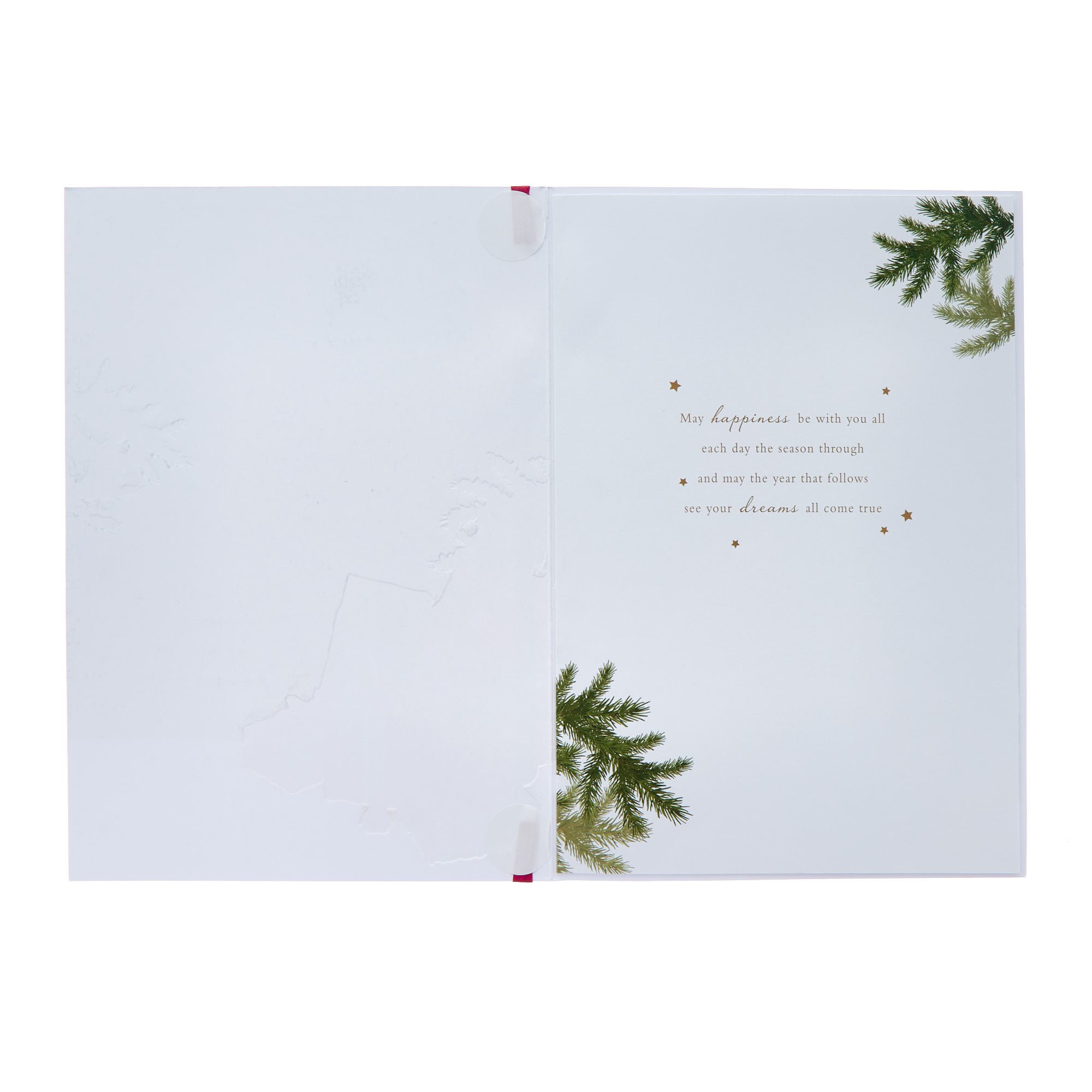 Son & Family Pile of Gifts Christmas Card