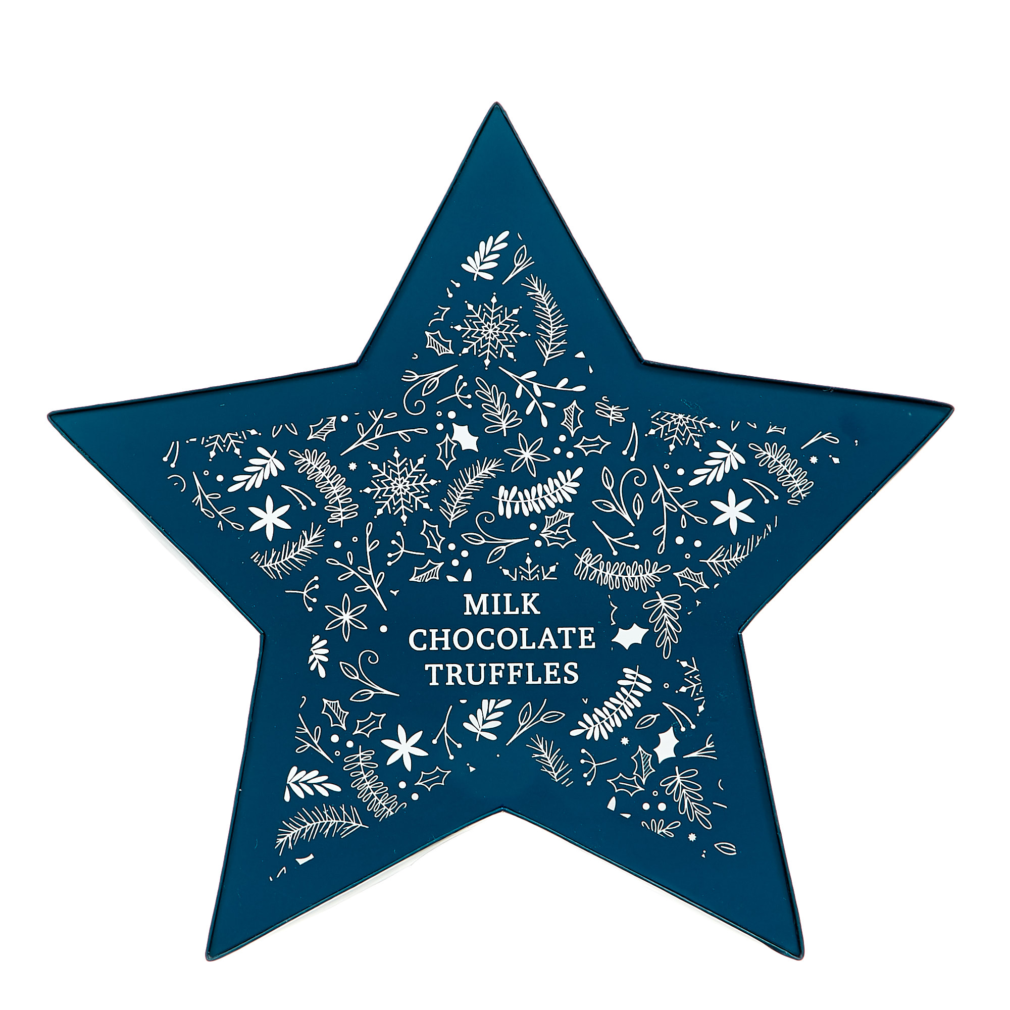 Festive Milk Chocolate Truffles - Blue Star