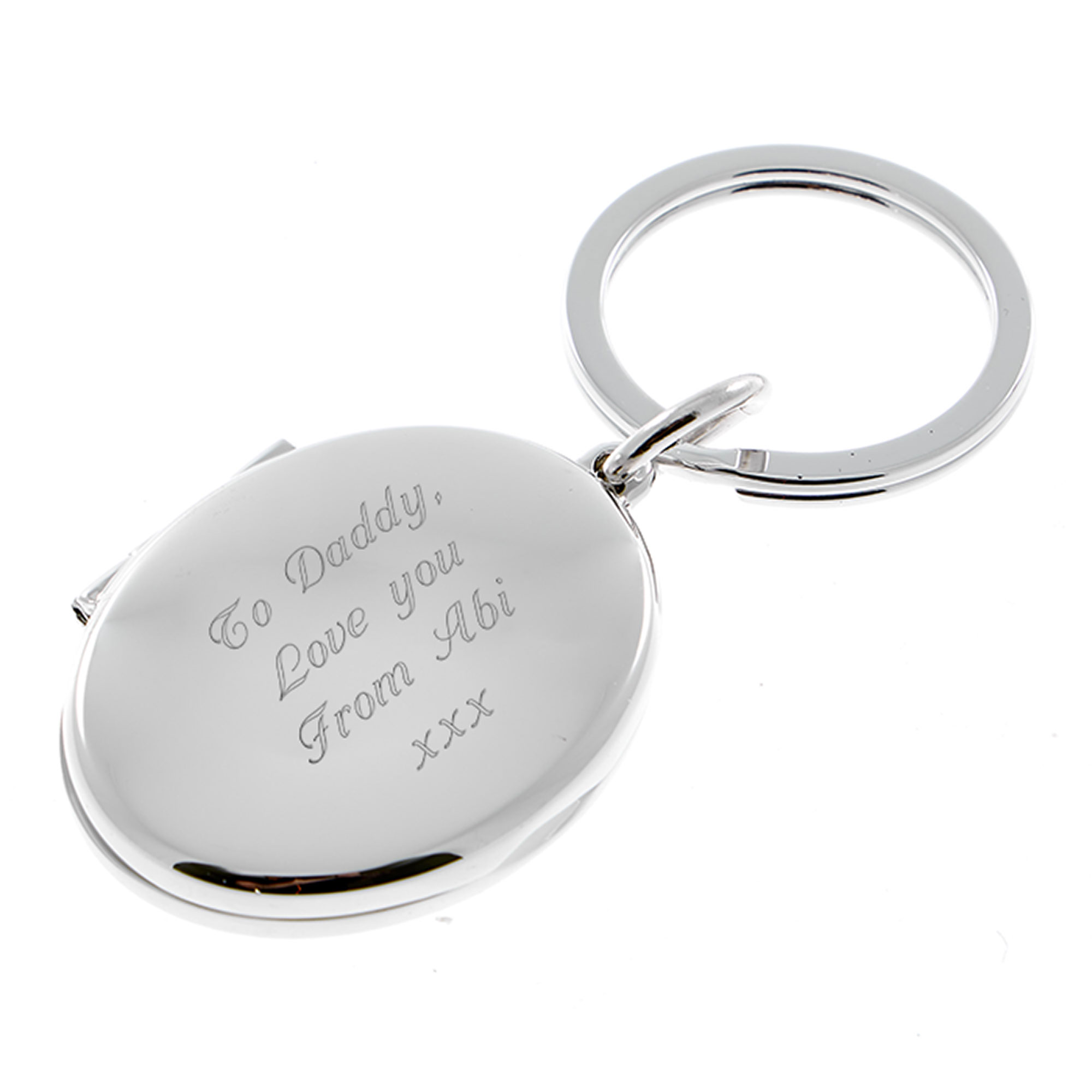 Personalised Engraved Photo Key Ring