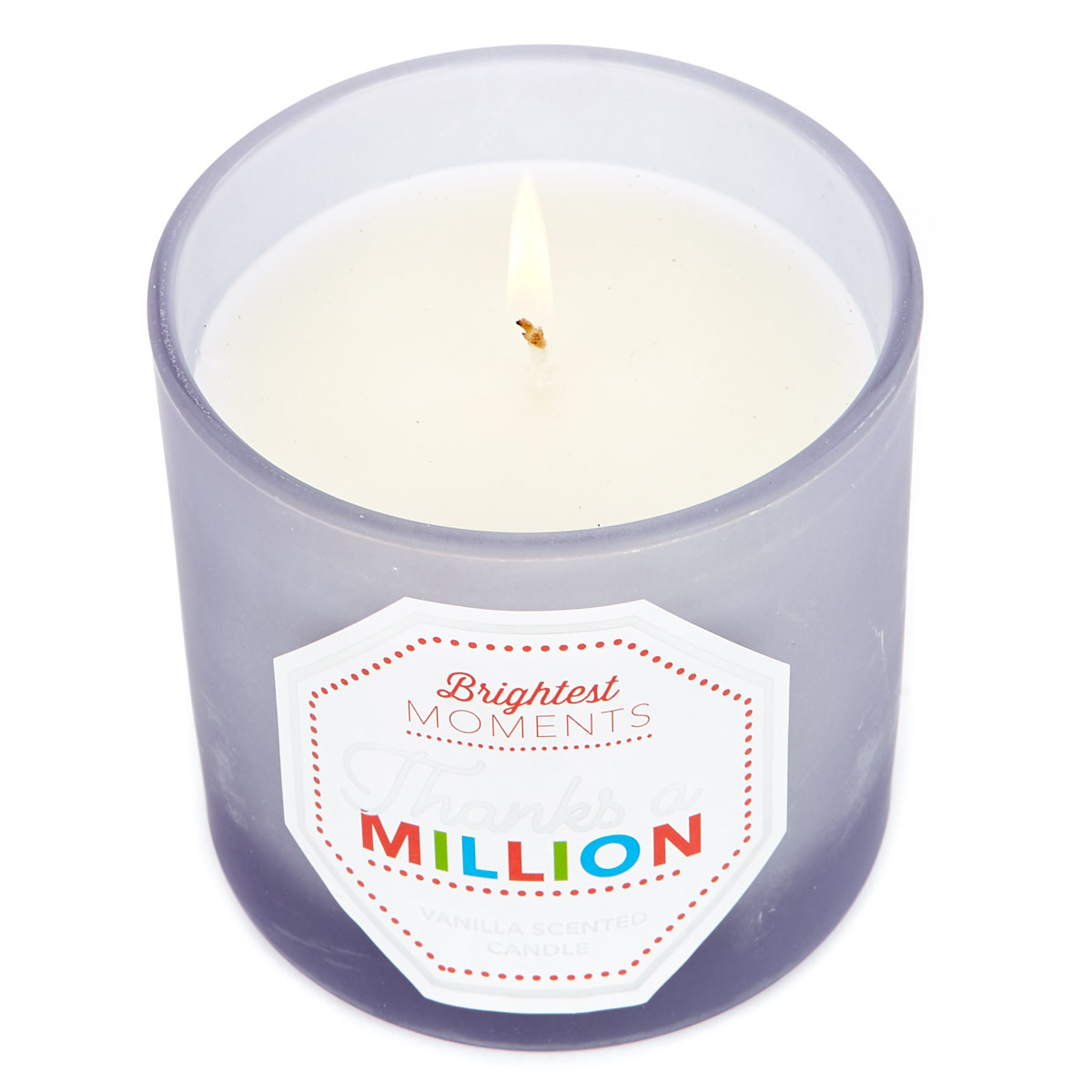 Brightest Moments Vanilla Scented Celebration Candle - Thanks A Million