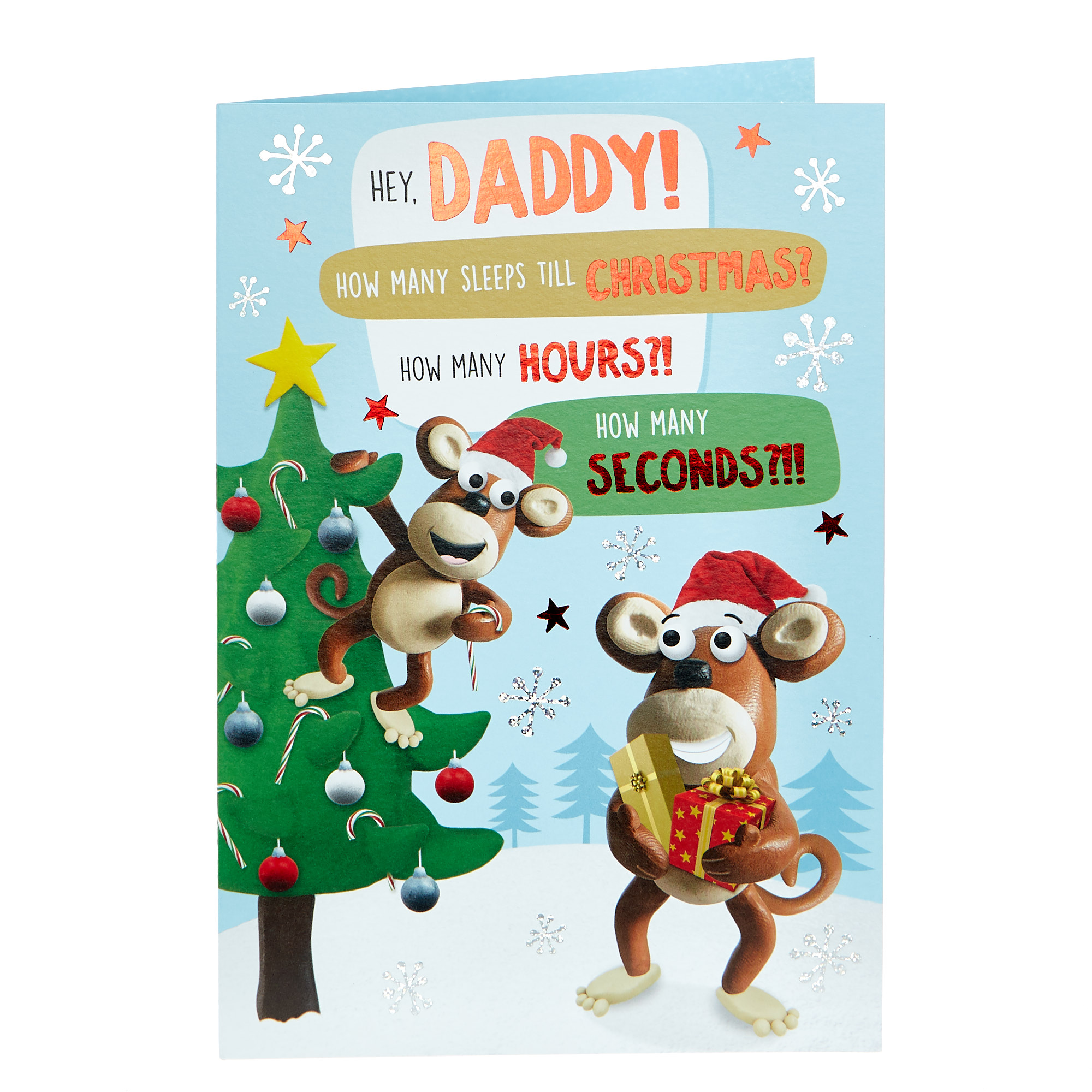 Christmas Card - Hey Daddy Chimps