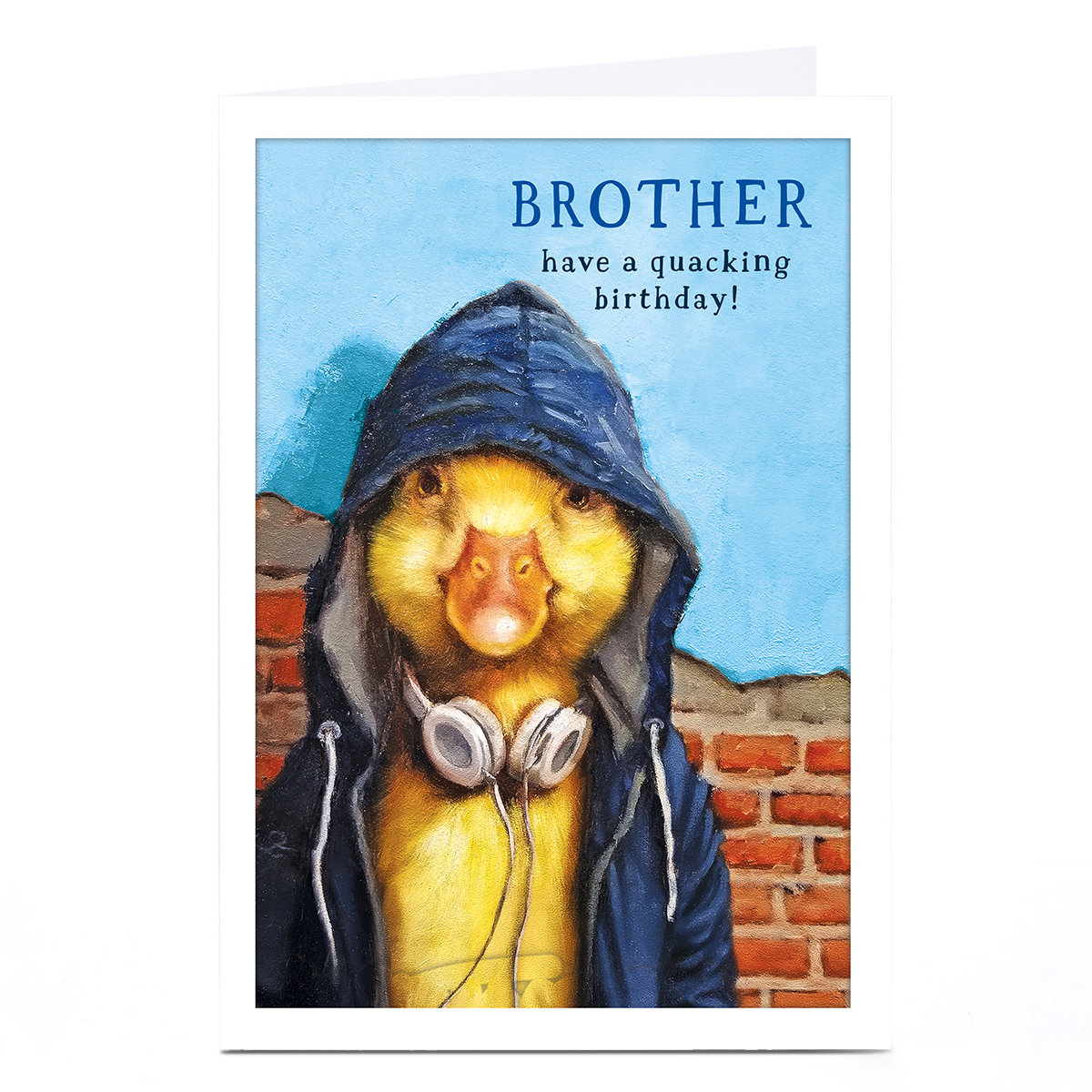 Personalised Birthday Card - Brother have a quacking birthday!