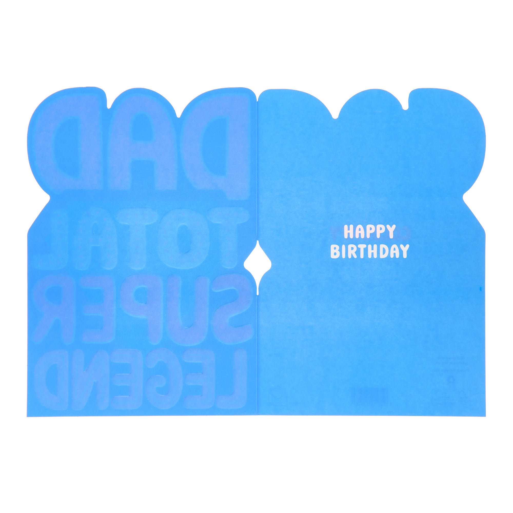 Dad Total Super Legend Birthday Card