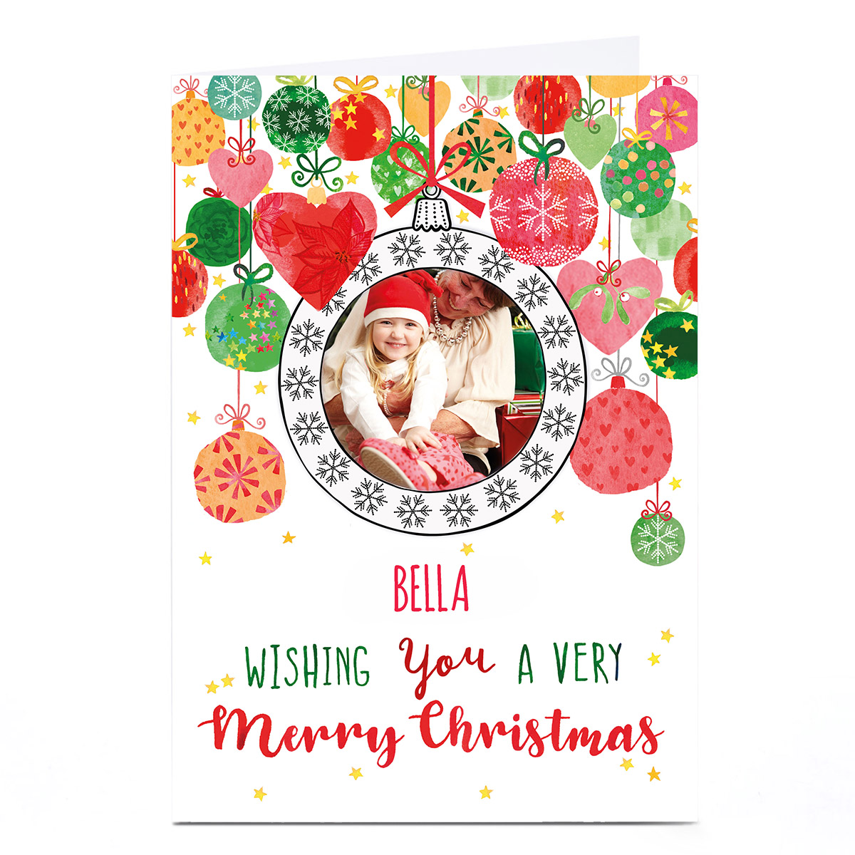 Photo Nik Golesworthy Christmas Card - Baubles