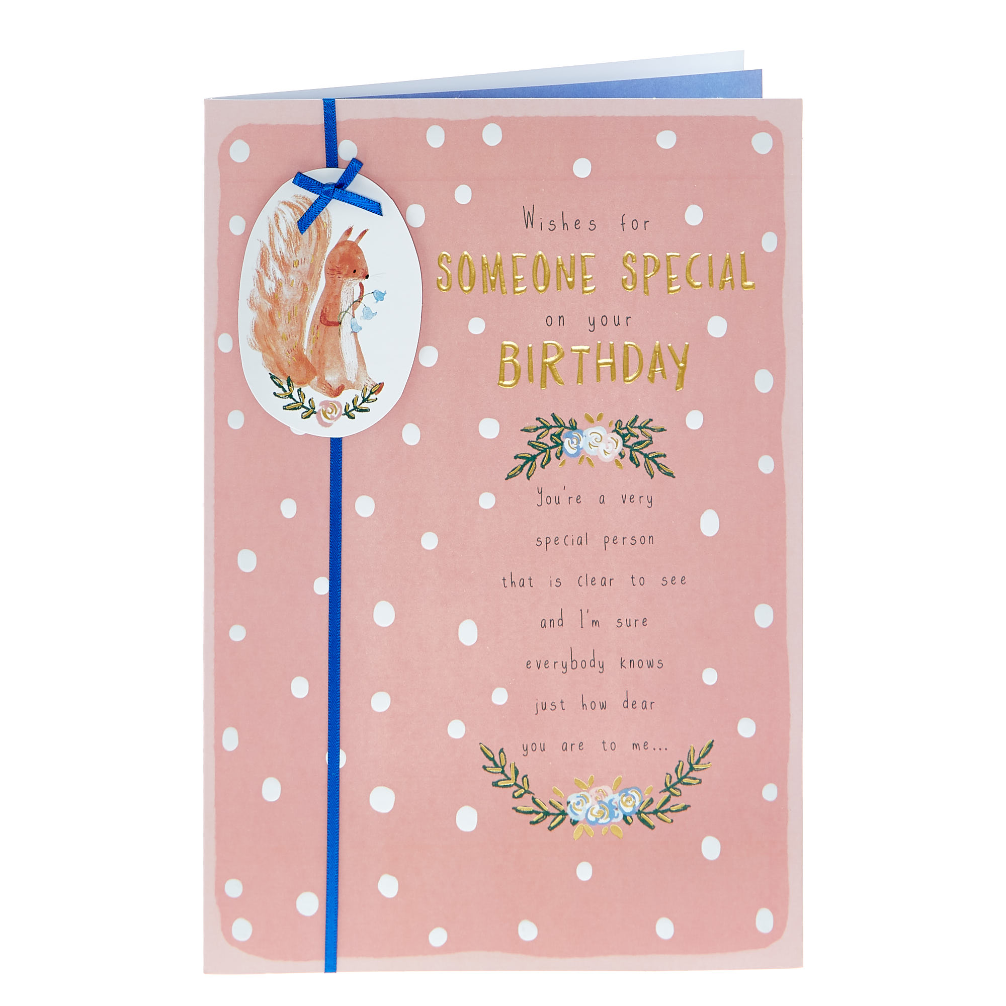 Birthday Card - Someone Special Squirrel