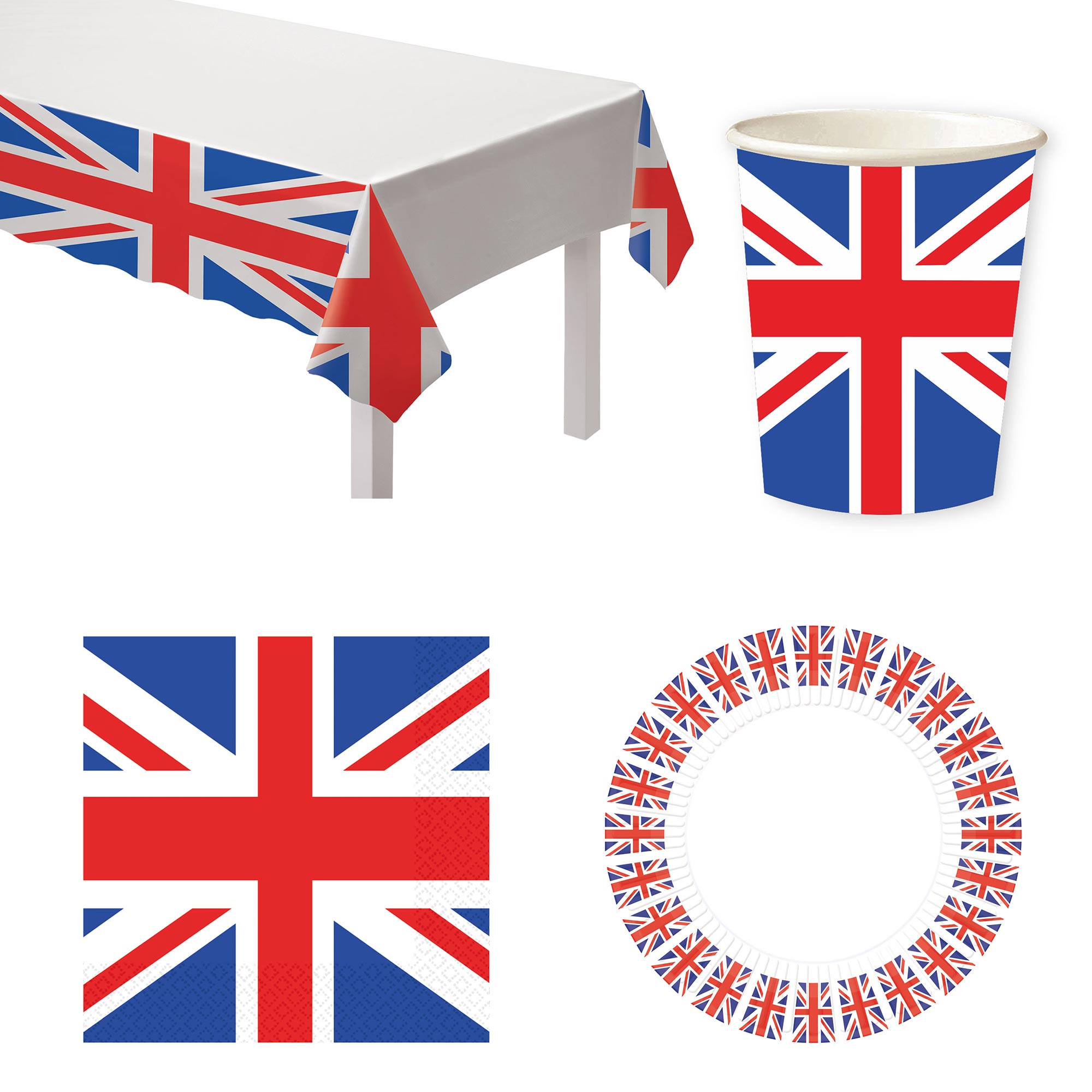 Jubilee Party Tableware Bundle - 8 Guests
