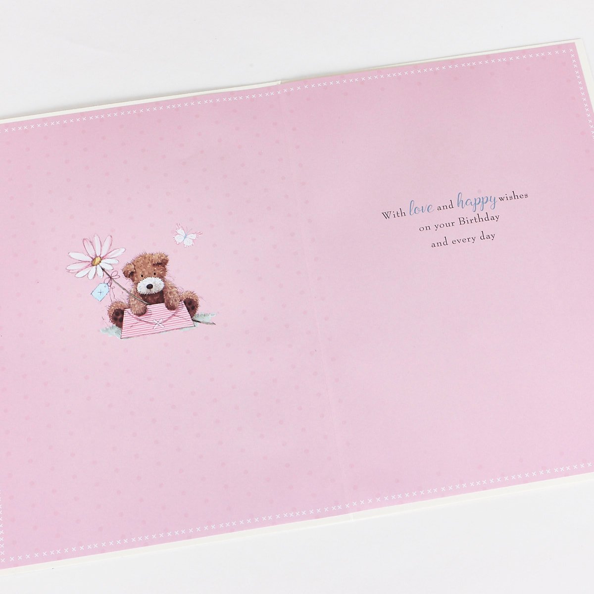 Signature Collection Birthday Card - Mum, Bear & Envelope