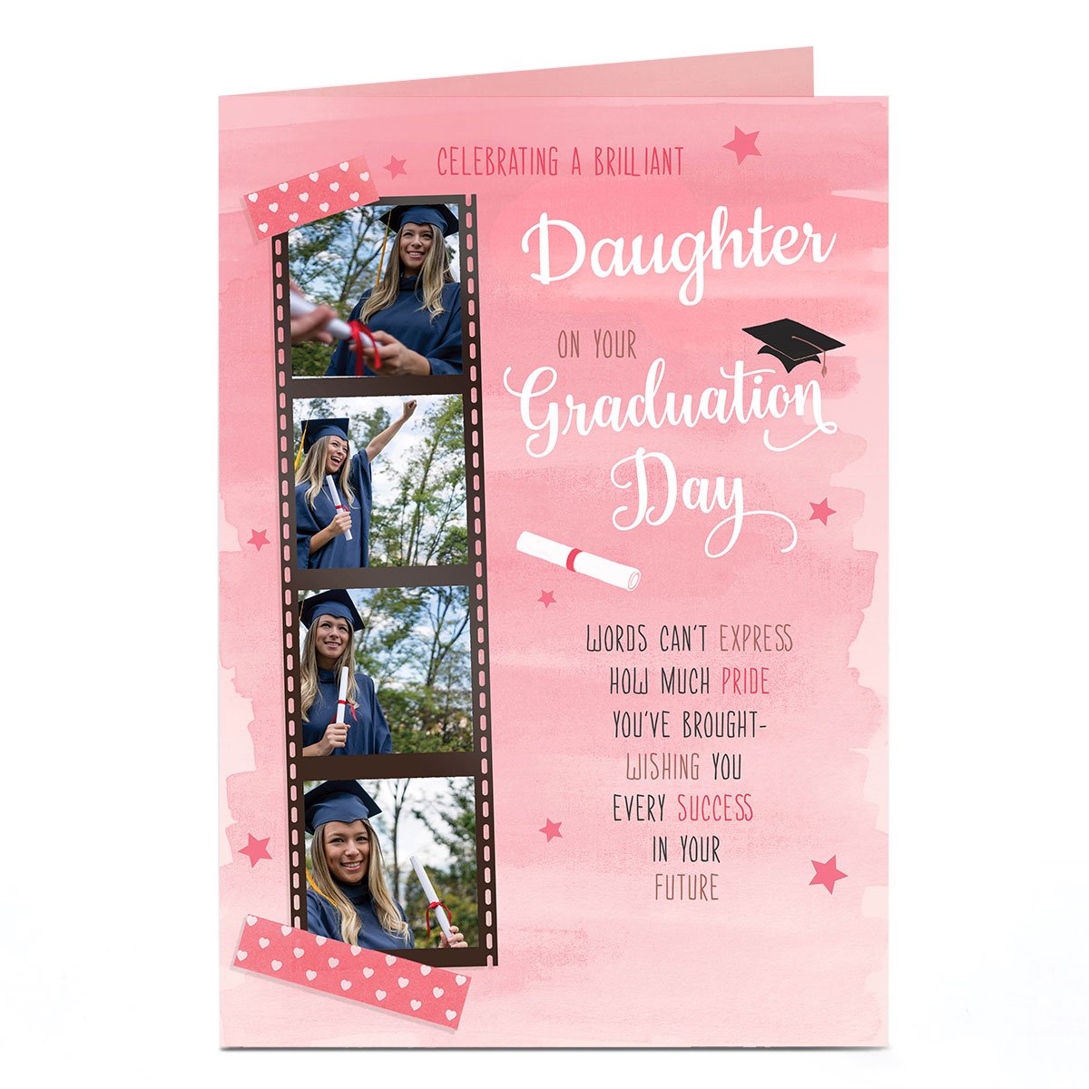 Photo Graduation Card - Words Can't Express