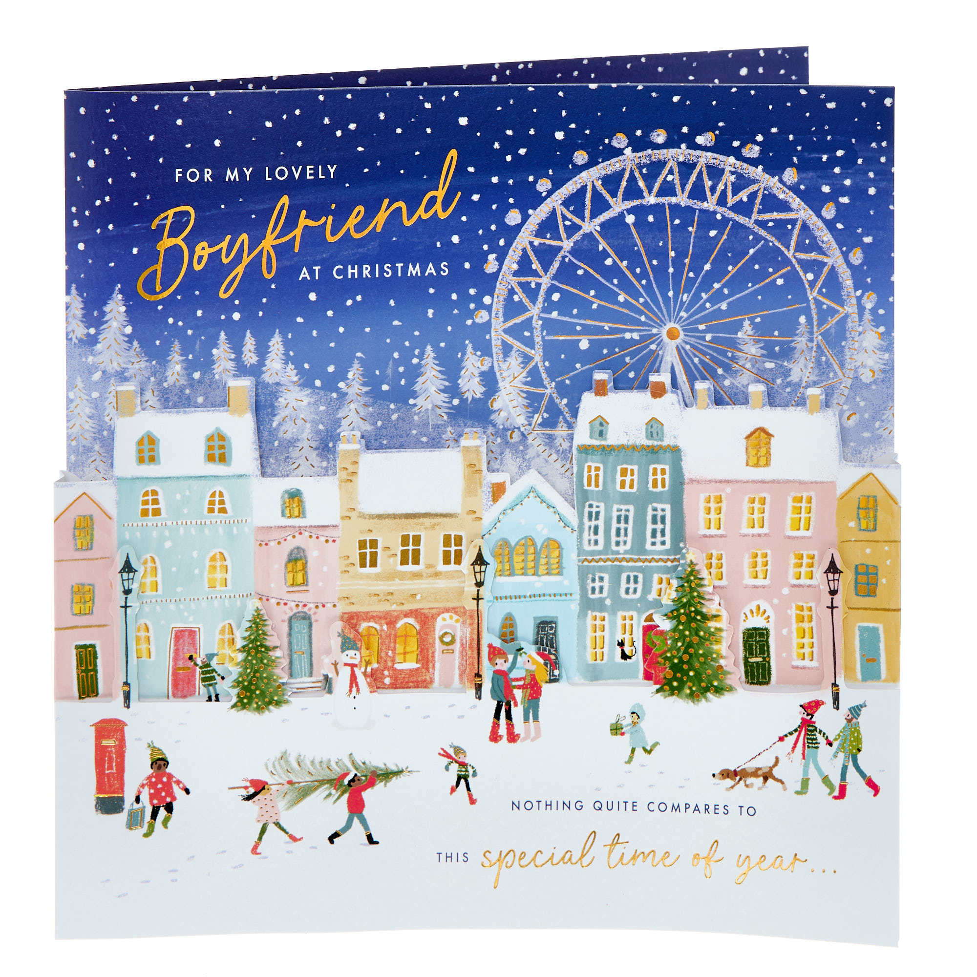 Lovely Boyfriend Premium Boxed Christmas Card