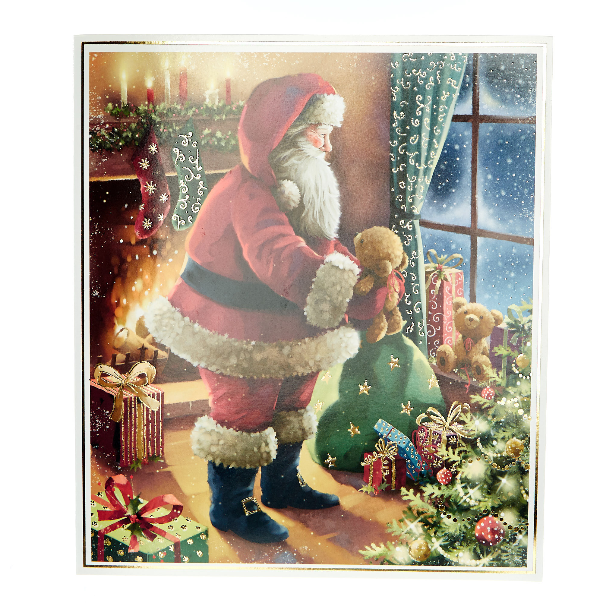 Box of 12 Deluxe Traditional Charity Christmas Cards - 2 Designs
