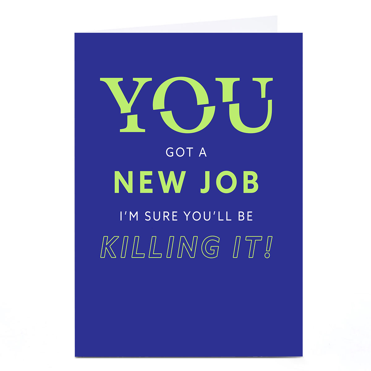 Personalised New Job Card - YOU Got A New Job
