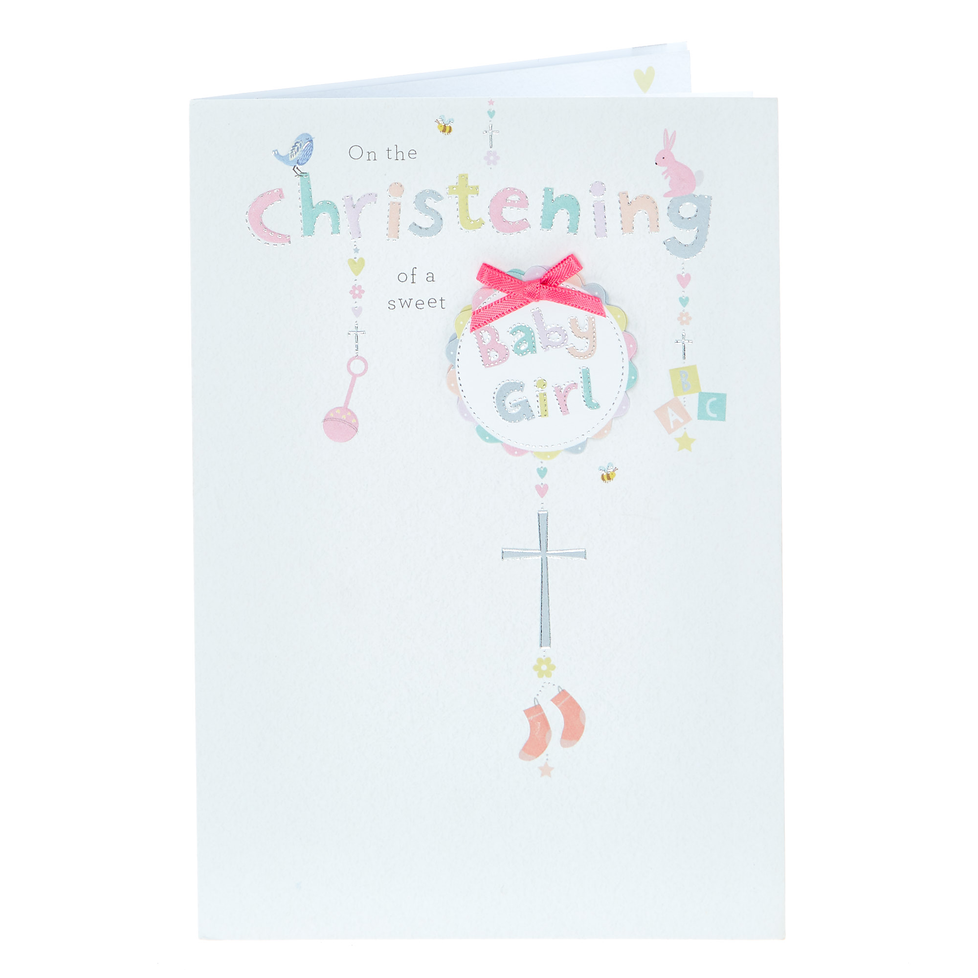 Christening Card - Sweet Baby Girl
