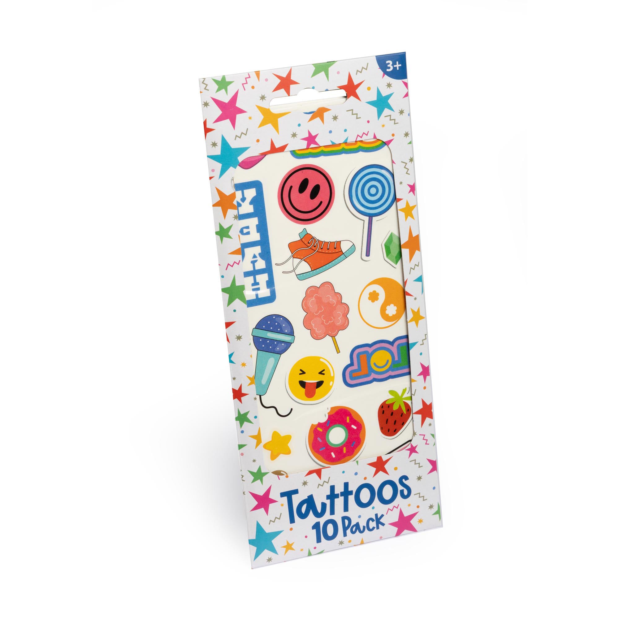 Fun Temporary Tattoos - 10 Sheets