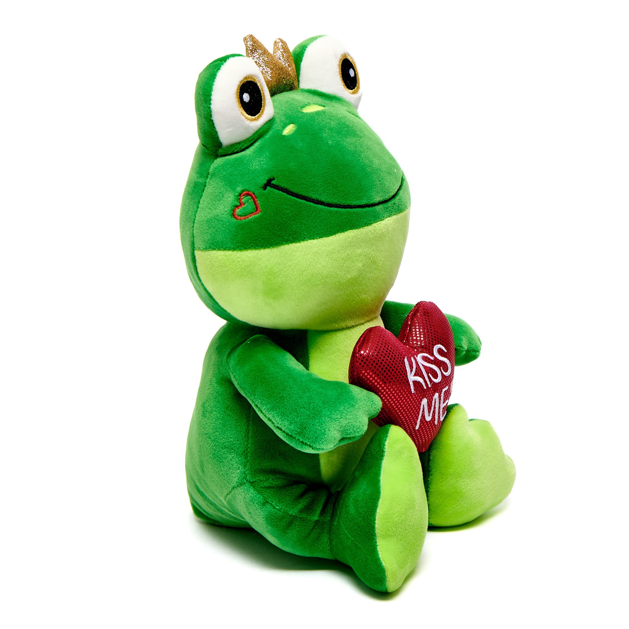 Kiss Me Medium Frog Prince Soft Toy