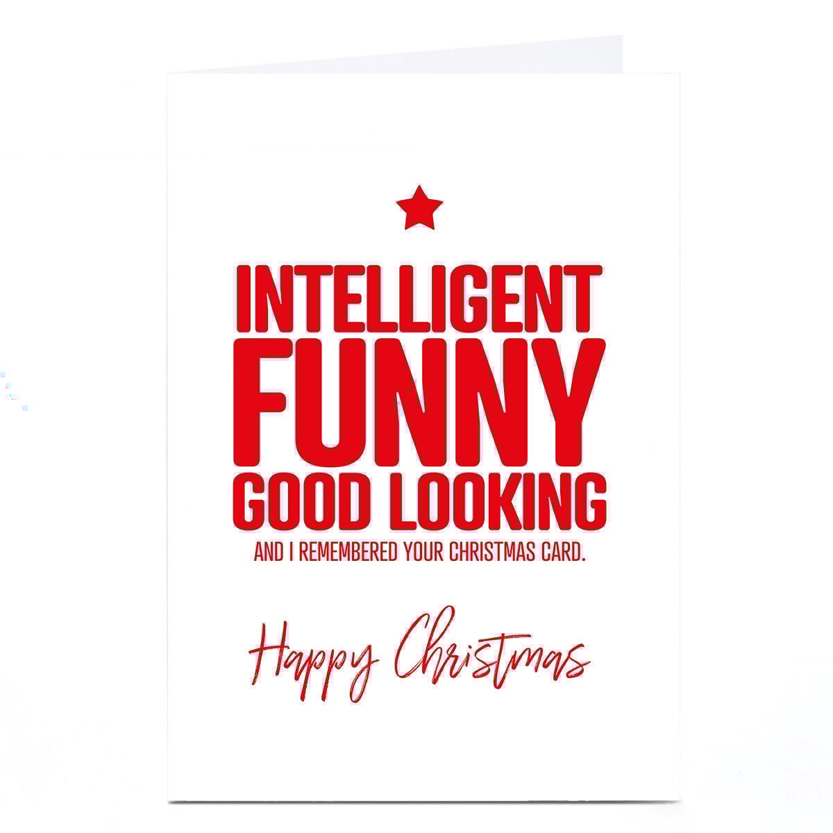 Personalised Punk Christmas Card - Intelligently Funny