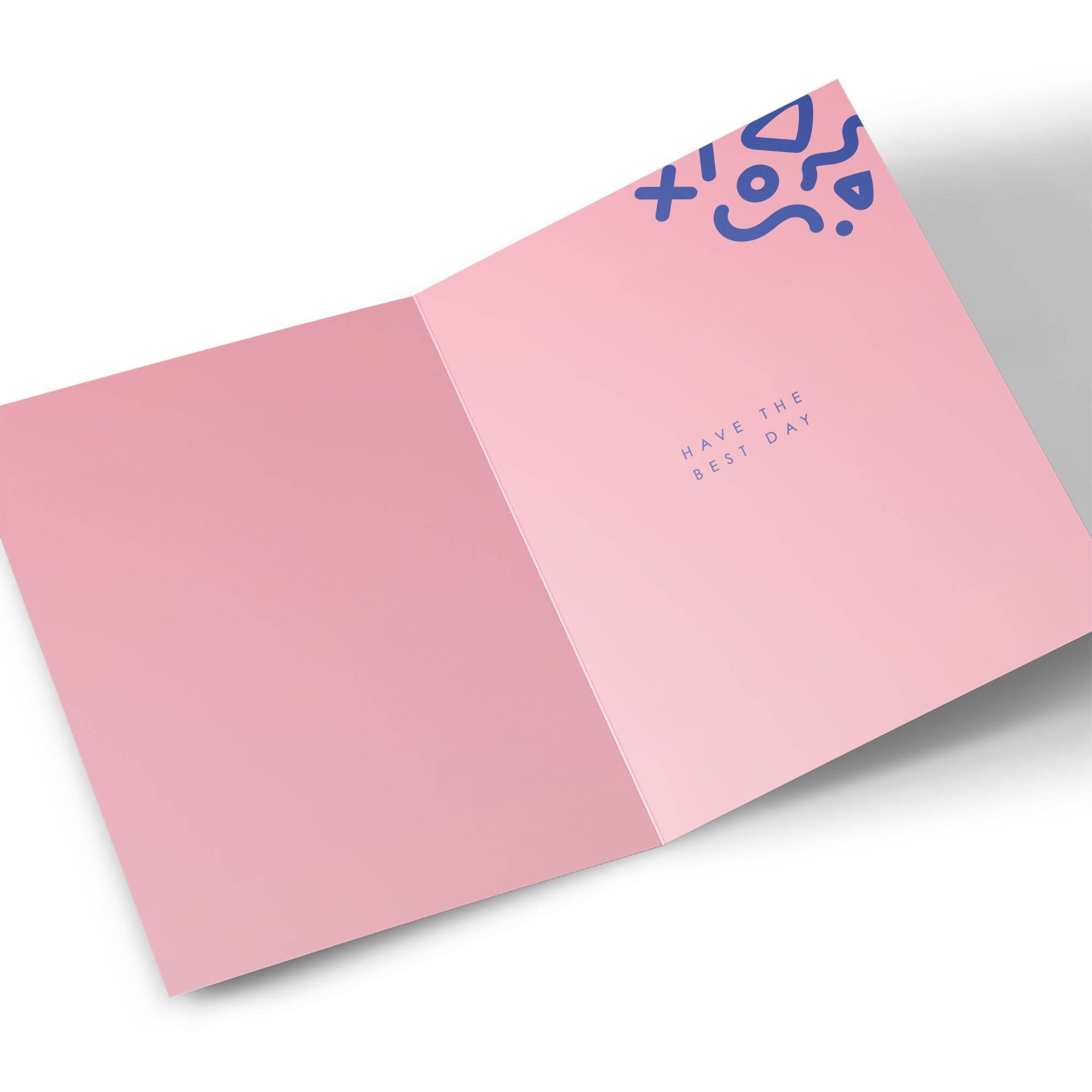 Birthday Card - Pink and Purple Squiggles, Niece