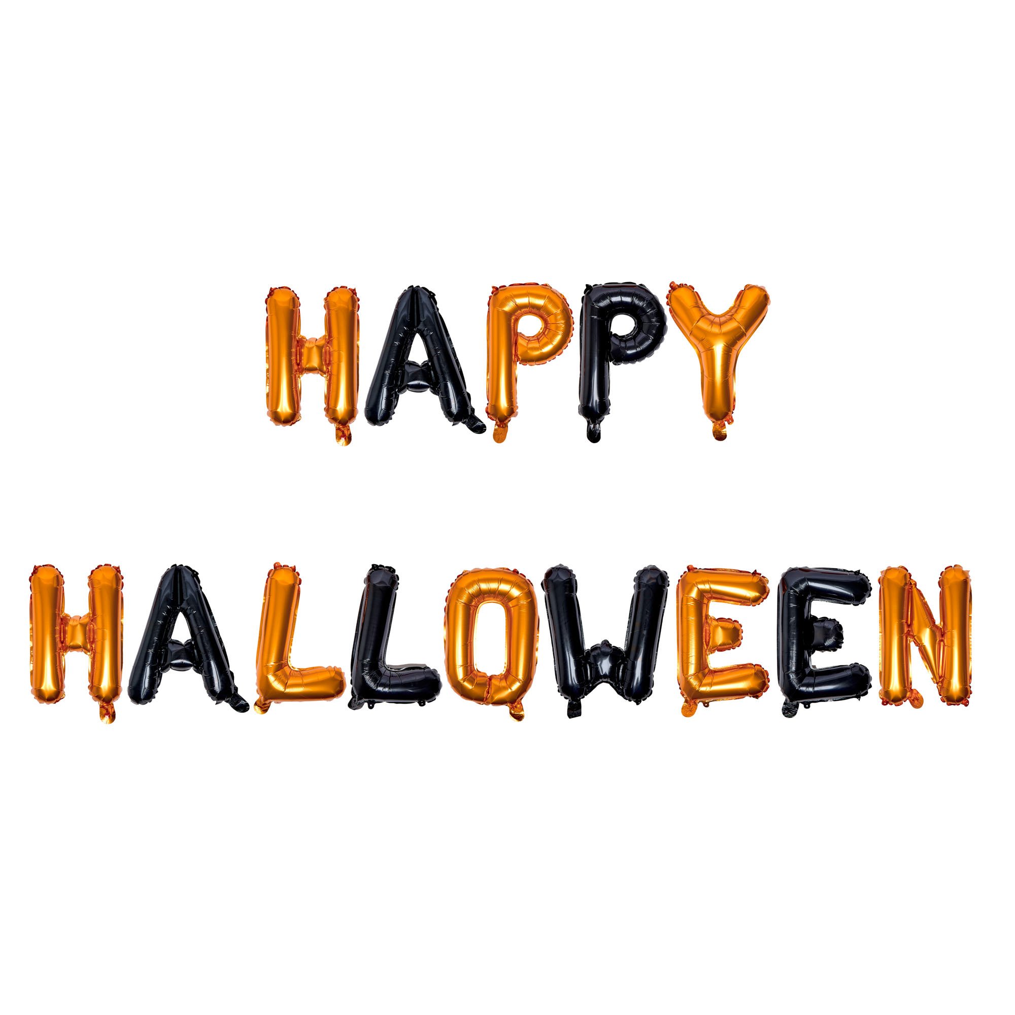Happy Halloween Air-Fill Foil Balloon Banner 
