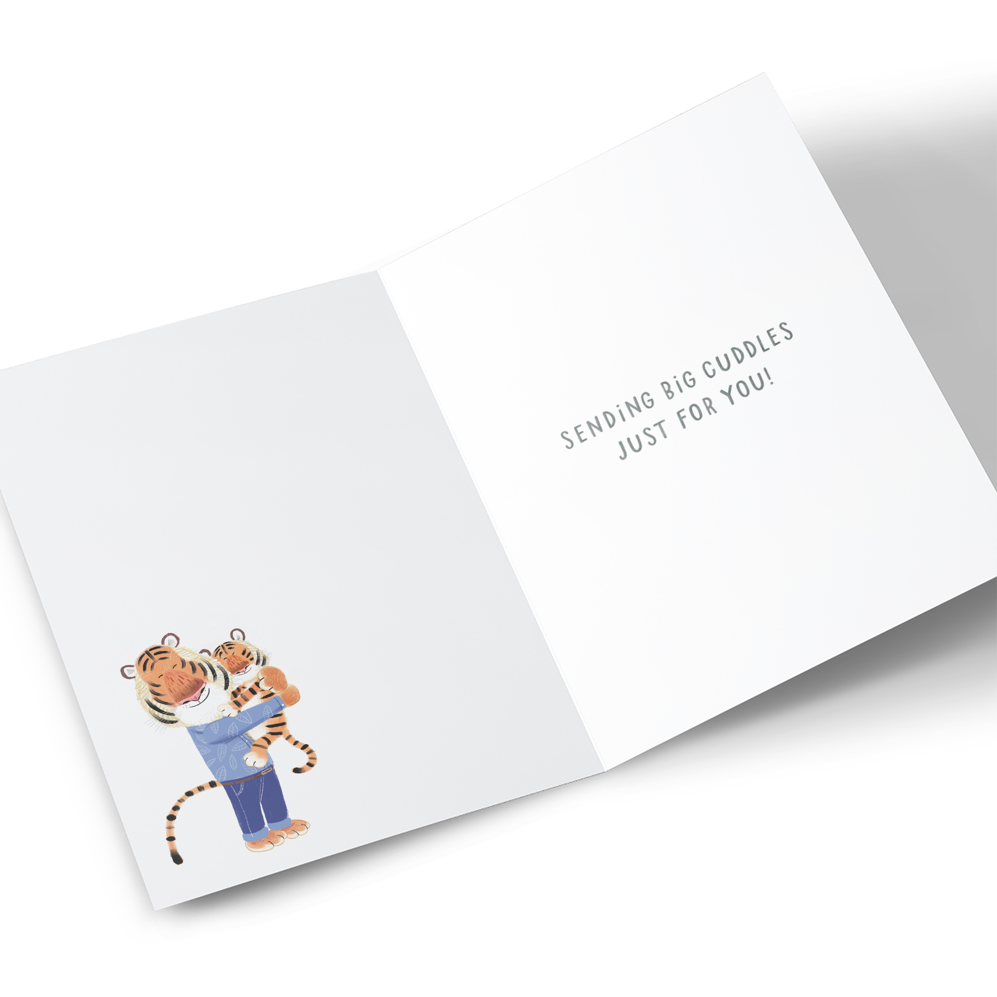 Birthday Card - Daddy Tiger, From Your Little Boy