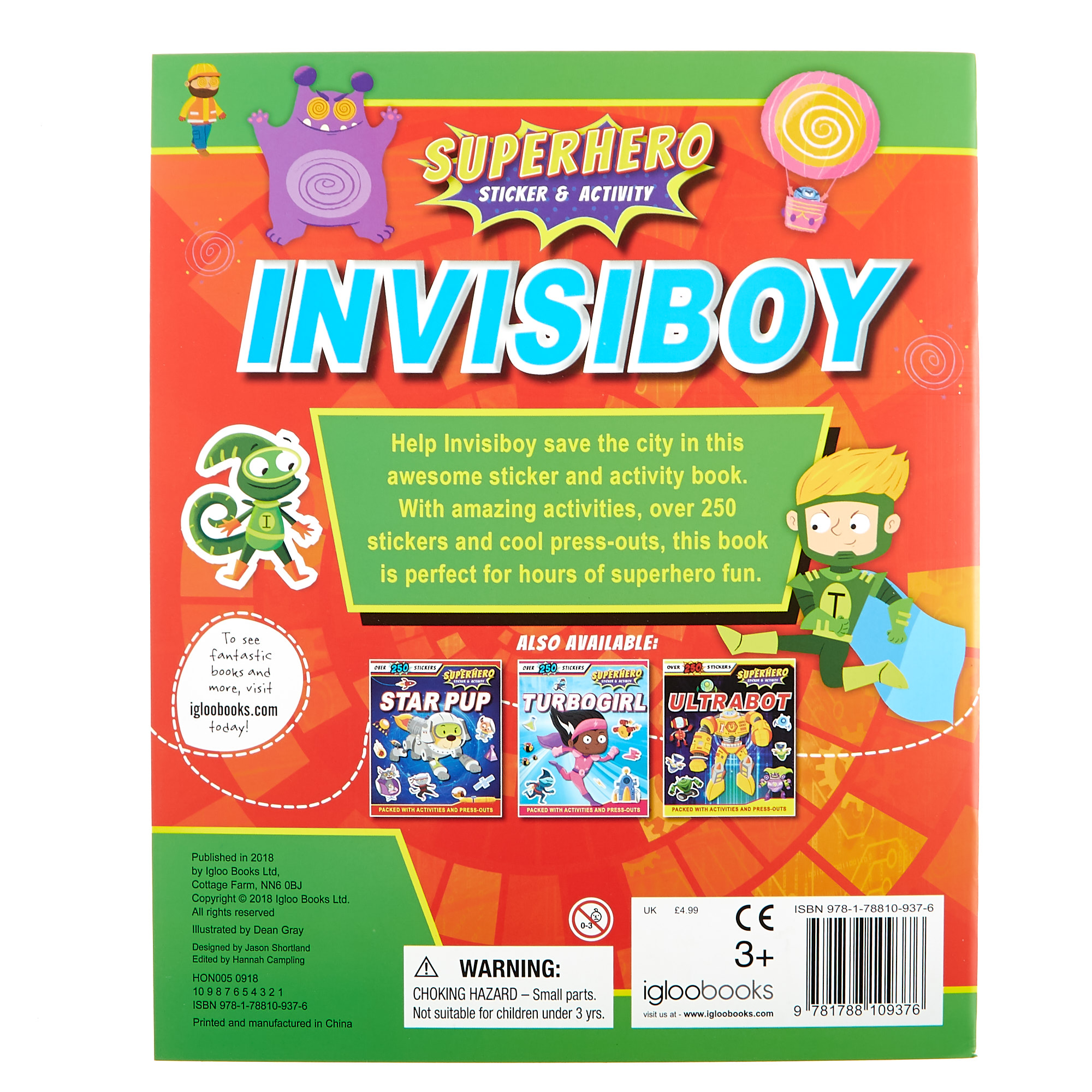 Superhero Sticker & Activity Books - Set Of 2 