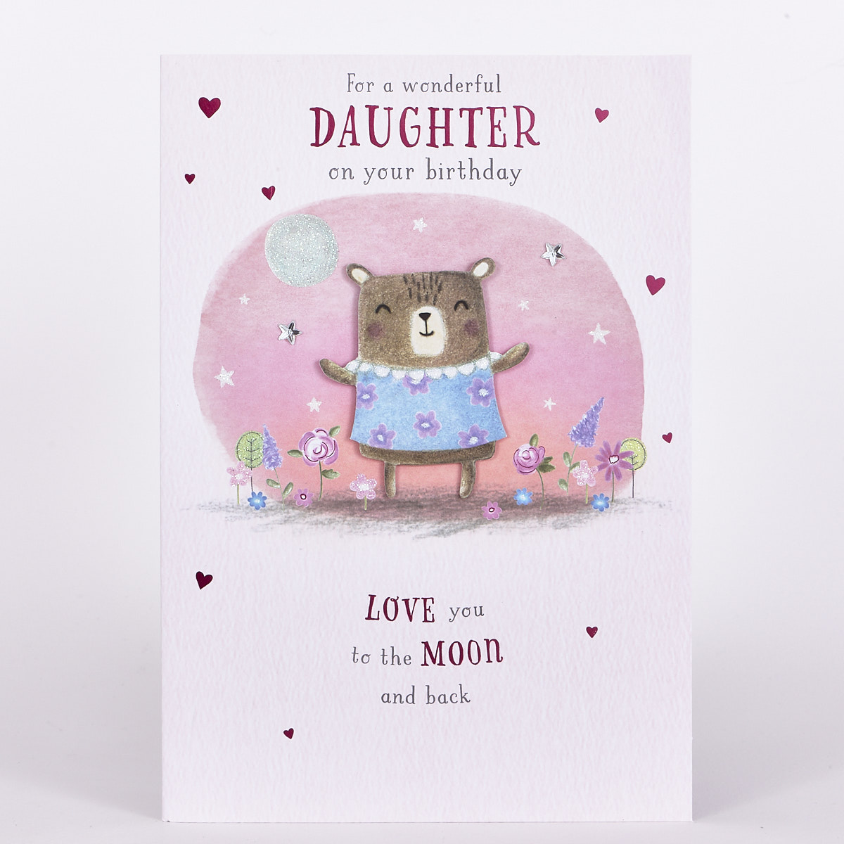 Signature Collection Birthday Card - Daughter Moon & Back