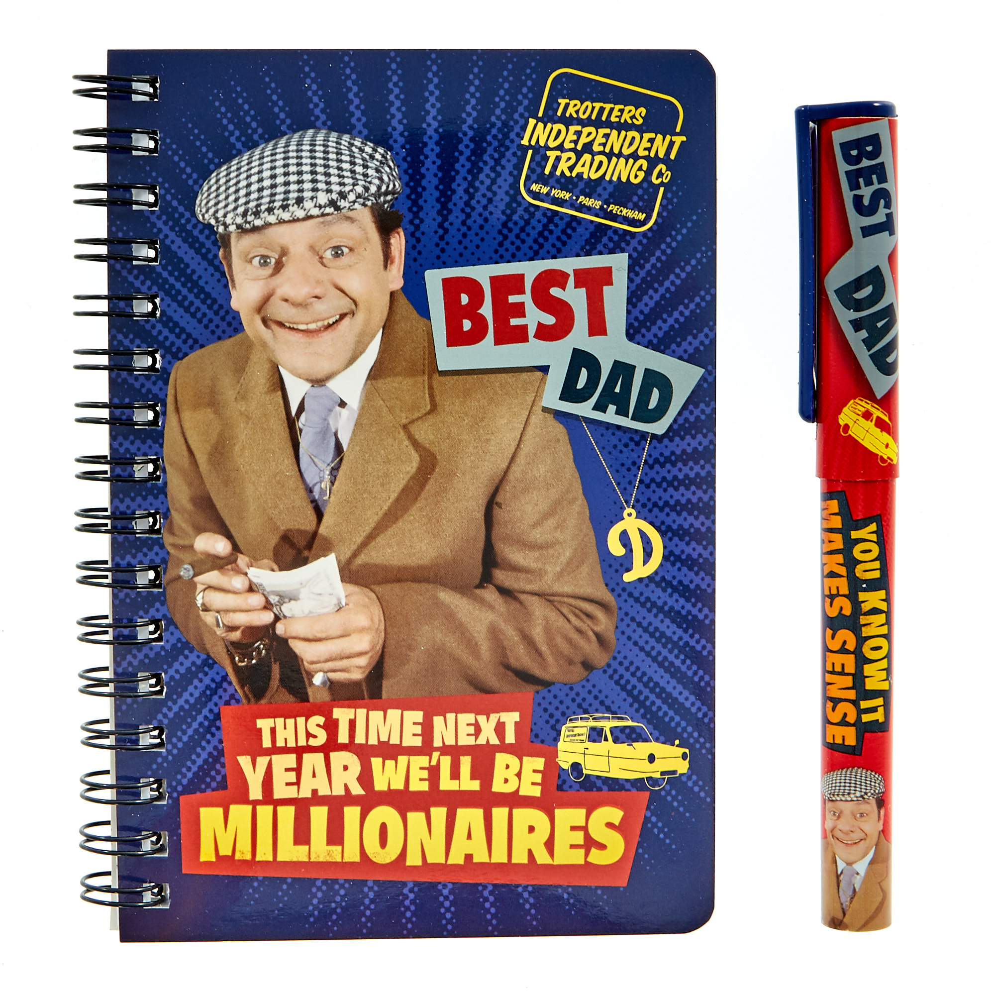 Best Dad Only Fools & Horses Notebook & Pen Set
