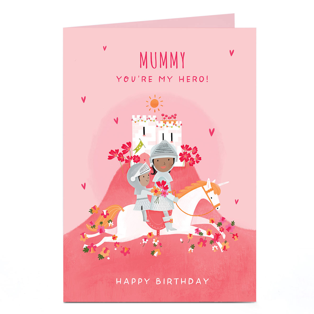 Personalised Birthday Card - You're My Hero!
