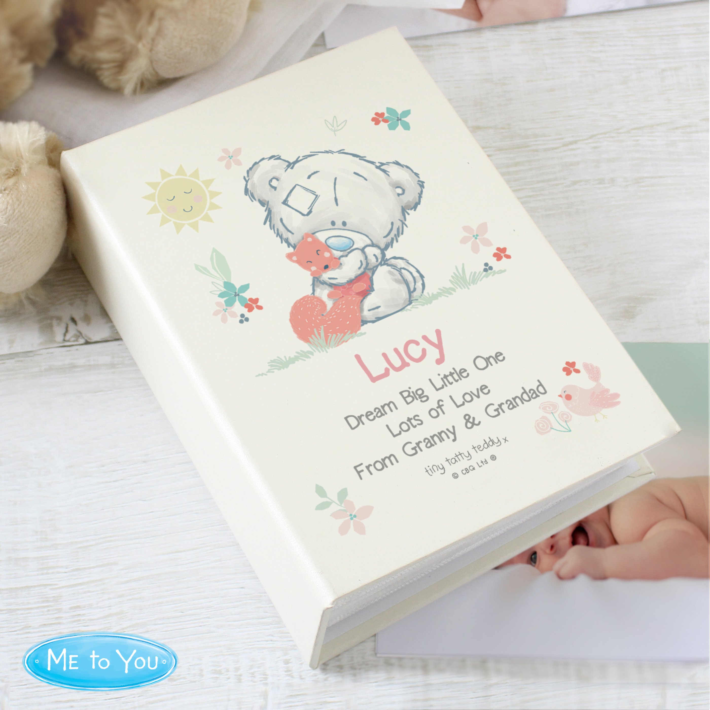 Personalised Tiny Tatty Teddy 6x4-Inch Photo Album
