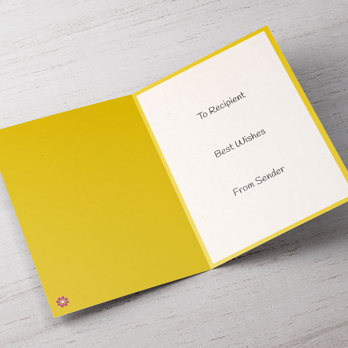 Personalised Diwali Card - Purple And Yellow Greetings