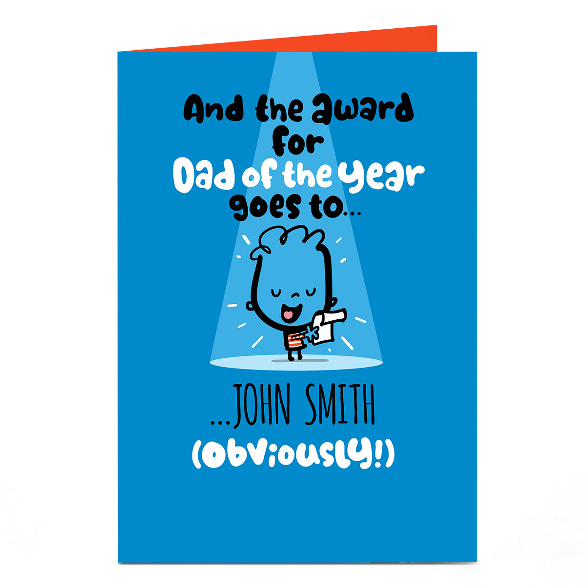 Personalised Fruitloops Father's Day Card - Dad Of The Year