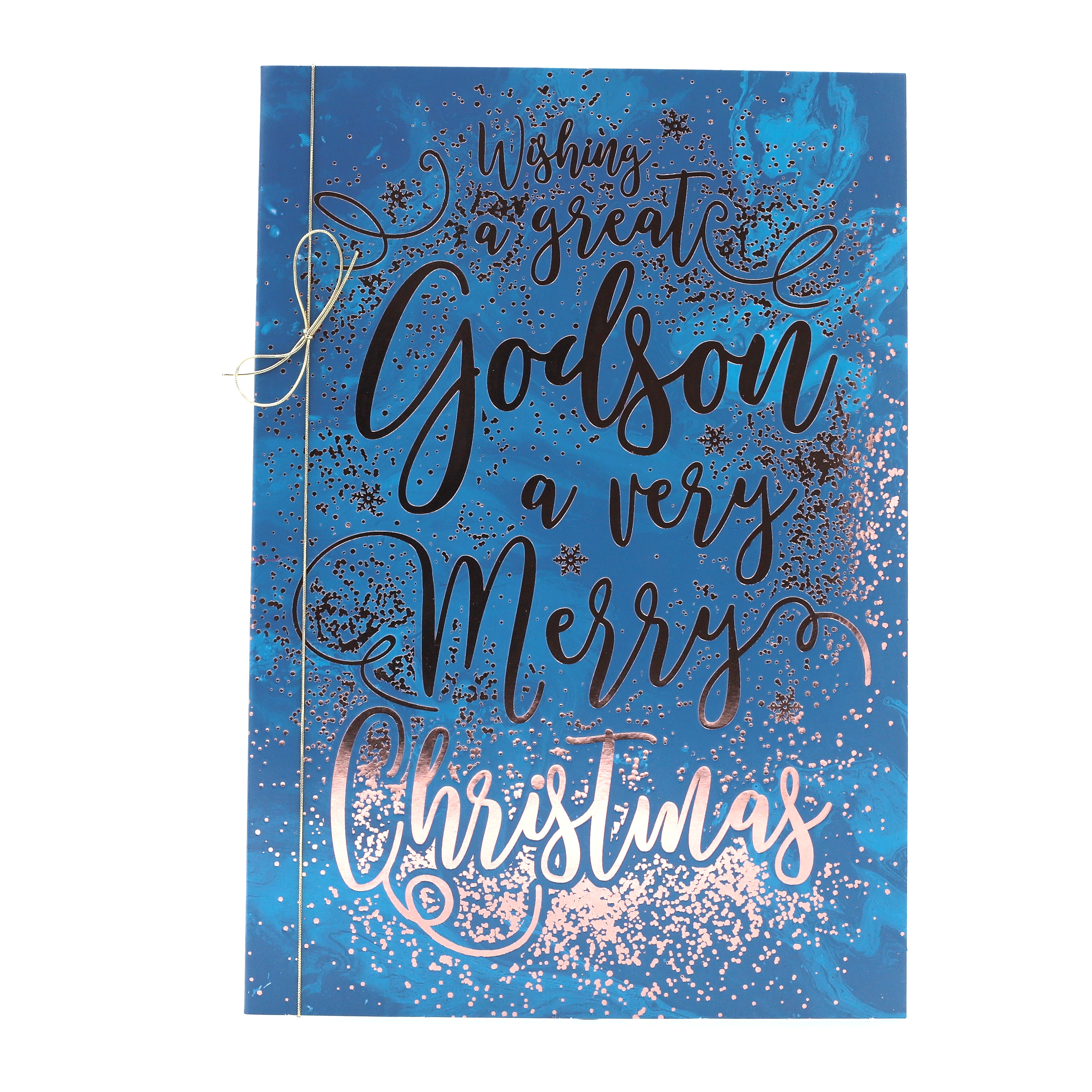 Christmas Card - Great Godson, Traditional Merry Christmas