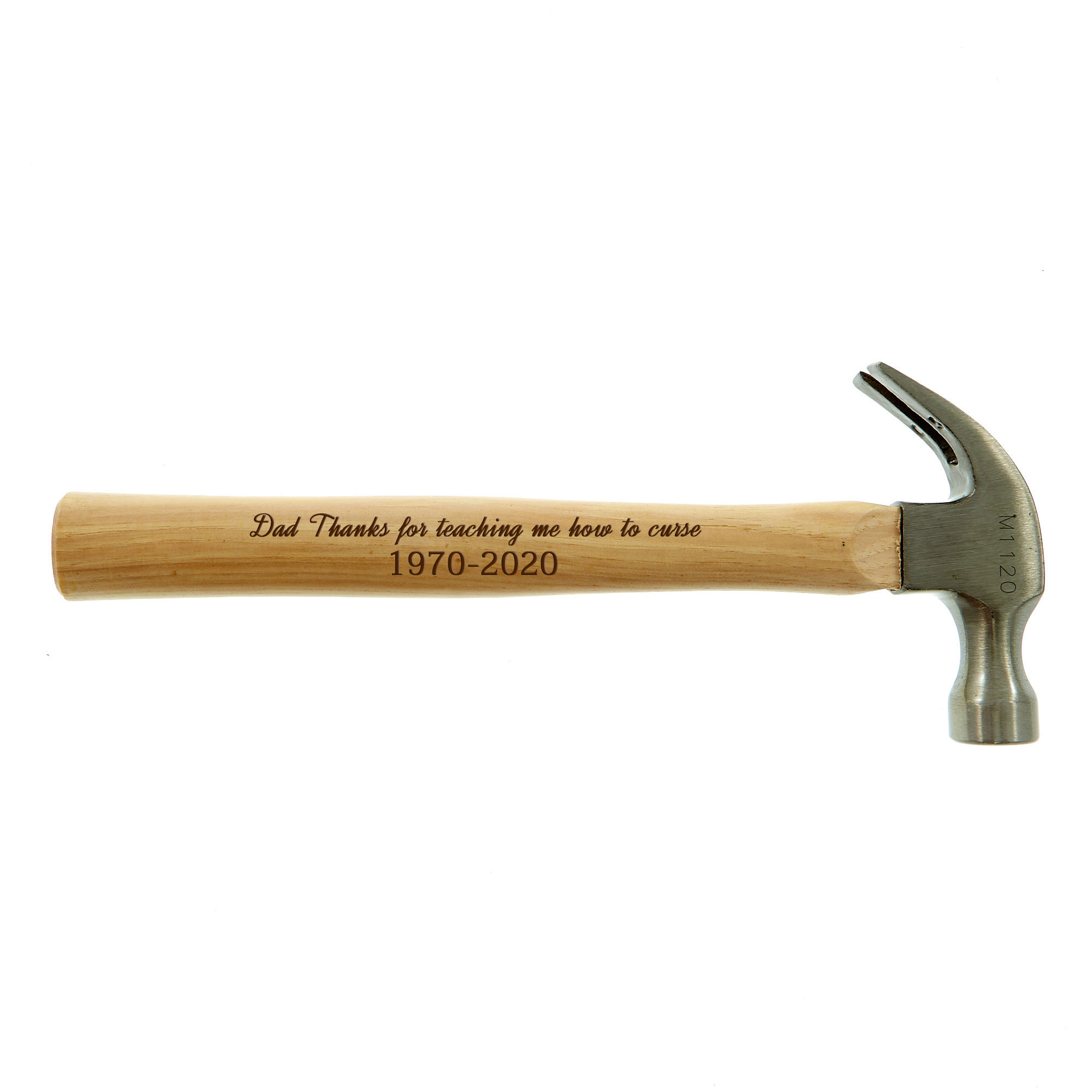 Personalised Engraved Wooden Hammer - Any Message